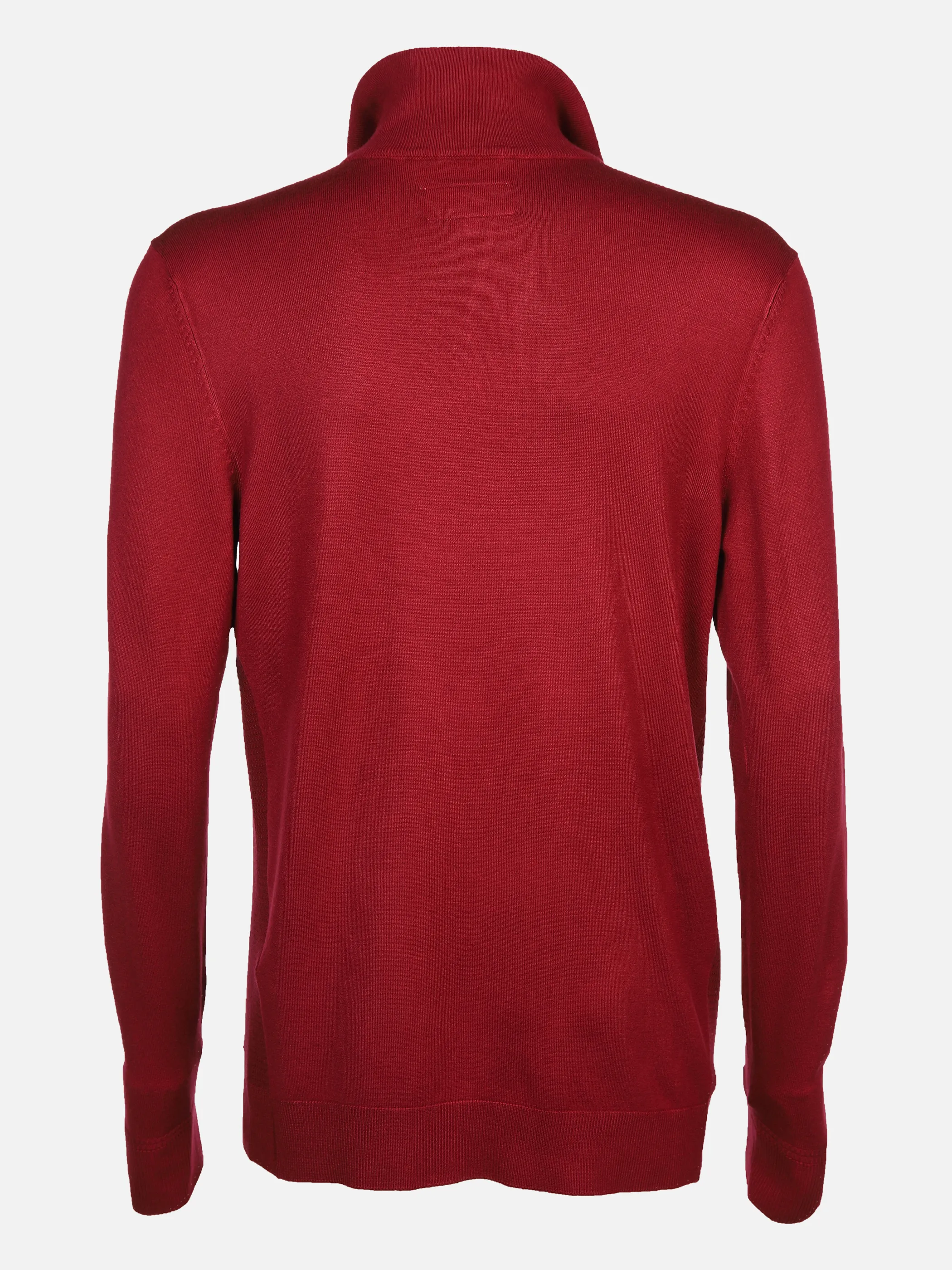Tom Tailor 1034879 structured knit troyer Rot 872254 13052 2
