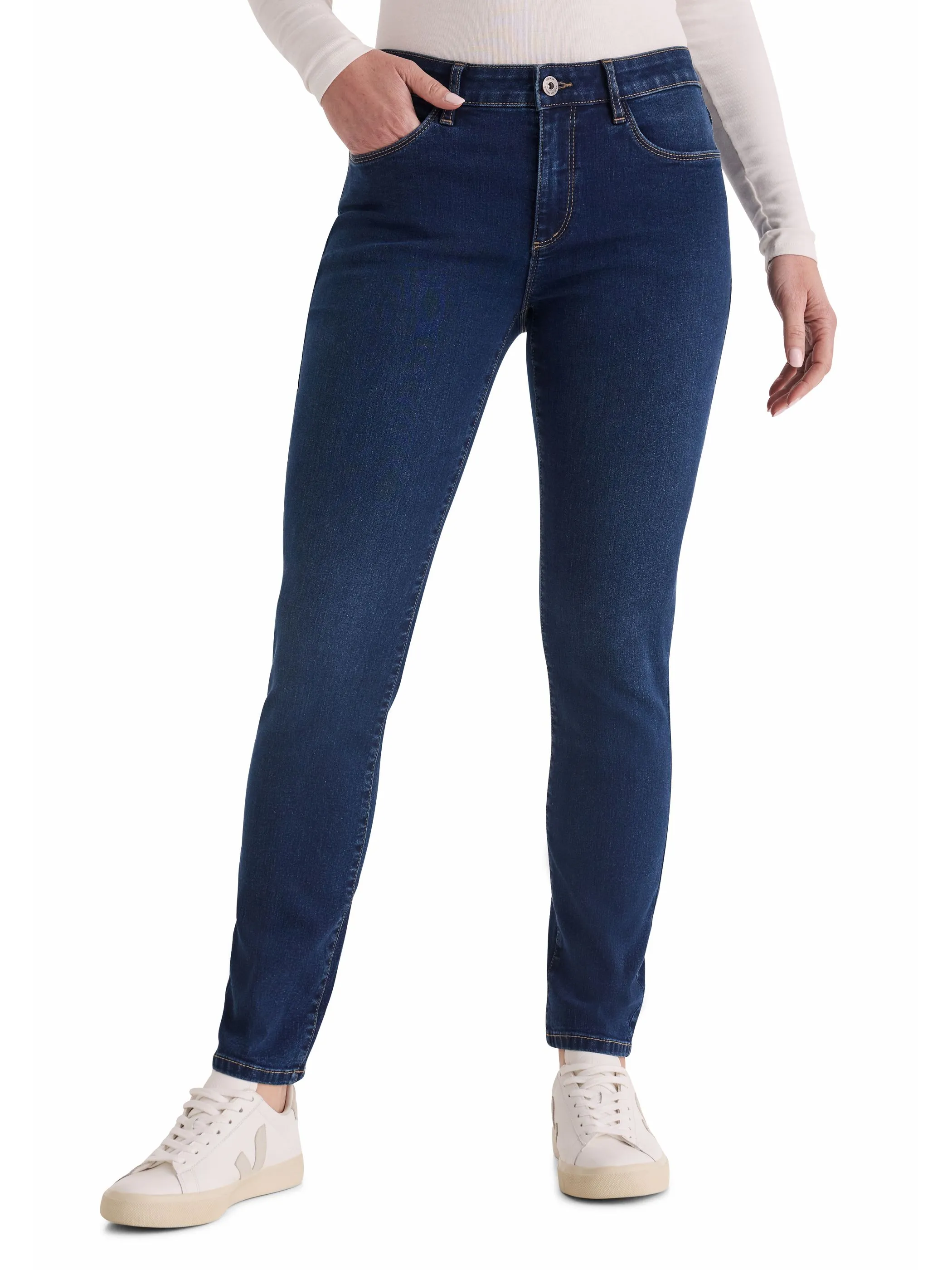 Stooker DOB 22900670007062 Da. Hosen,Flore Blau 771211 7062 4