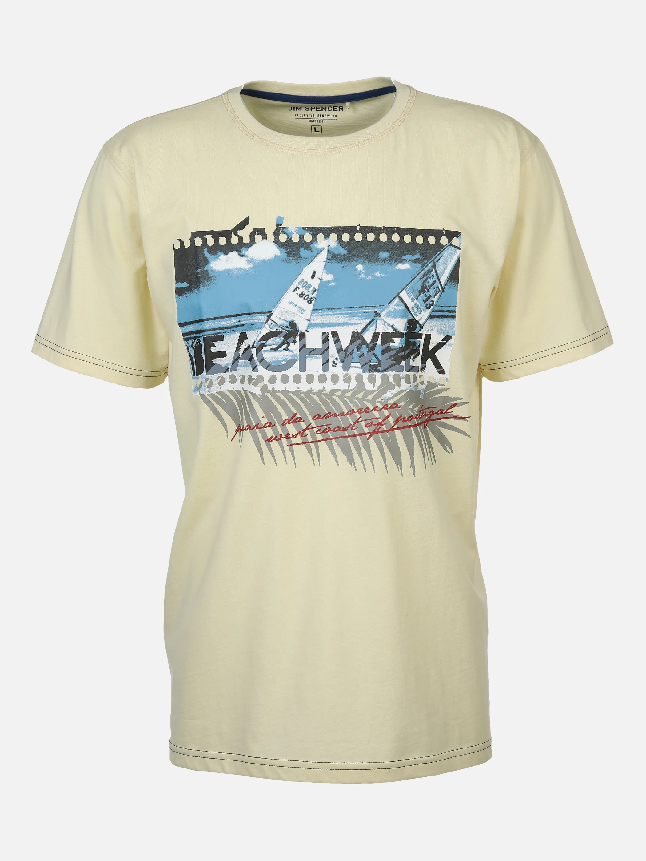 Jim Spencer He. T-Shirt 1/2 Arm Druck Gelb 876083 GELB 1 Jim Spencer He. T-Shirt 1/2 Arm Druck Gelb 876083 GELB 1