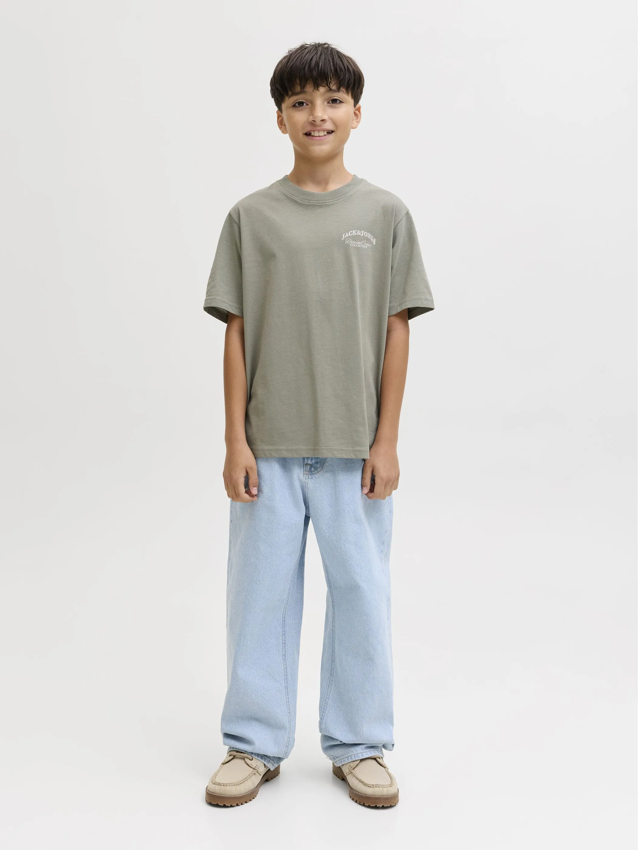 Jack&Jones Junior 12269310 JJEBRANDES BACKP RELAXED TEE SS SN Blau 920131 176725 4