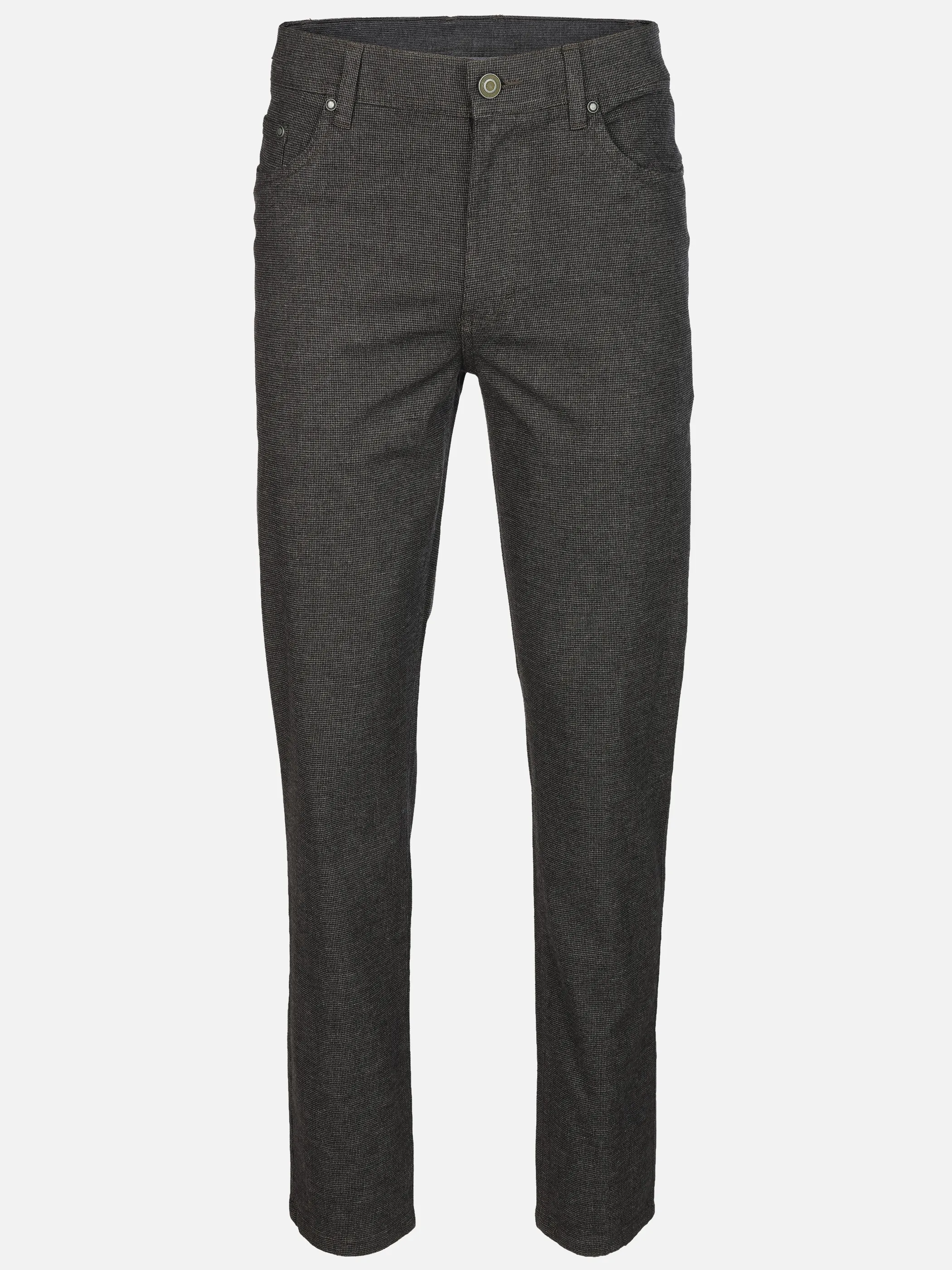 Jim Spencer He. 5-Pocket Hose Wolloptik Grau 930247 GREY MELAN 1