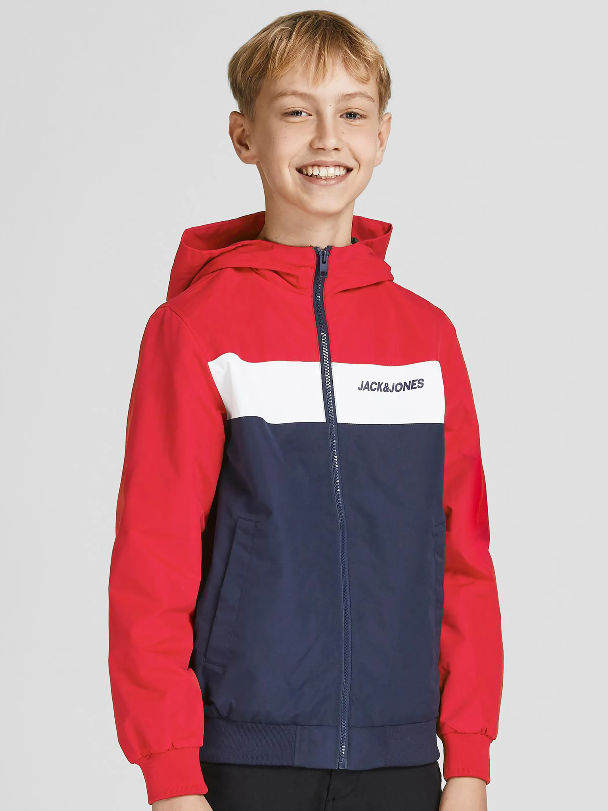 Jack&Jones Junior 12200453 JJERUSH BLOCKING HOO Rot 872350 229136001 3 Jack&Jones Junior 12200453 JJERUSH BLOCKING HOO Rot 872350 229136001 3