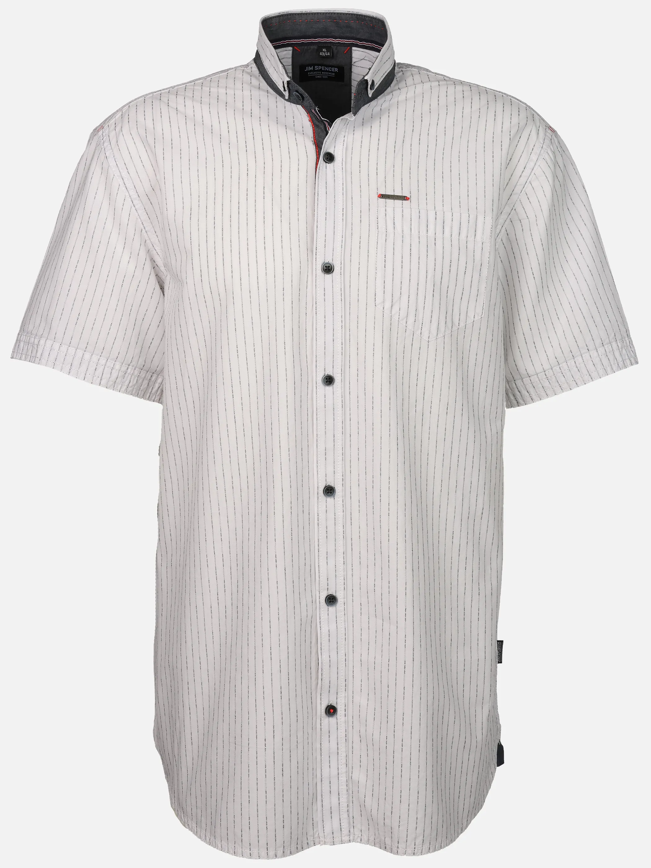 Jim Spencer He. Stehkragenhemd 1/2 Arm Celeb Weiß 892170 WHITE 1