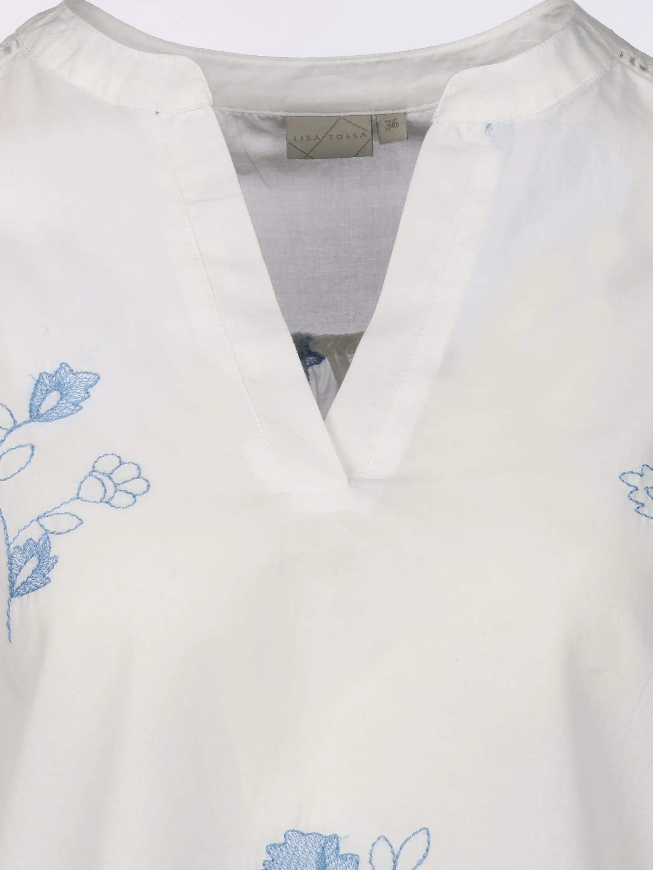 Lisa Tossa Da-Bluse m. Stickerei Weiß 922455 OFFWHITE 3