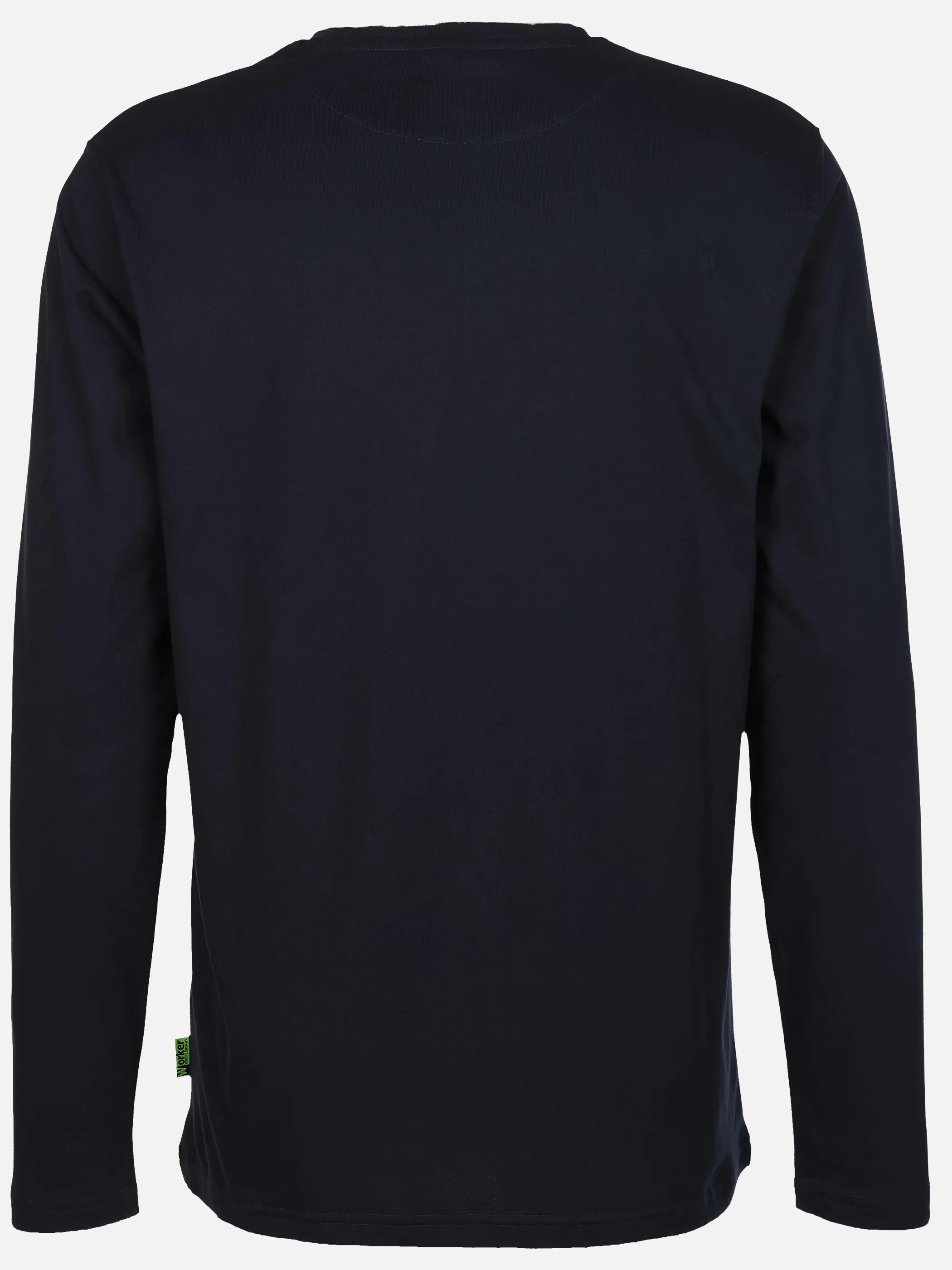 Worker He. T-Shirt 1/1 Arm 2in1 basic Blau 930535 NAVY 2