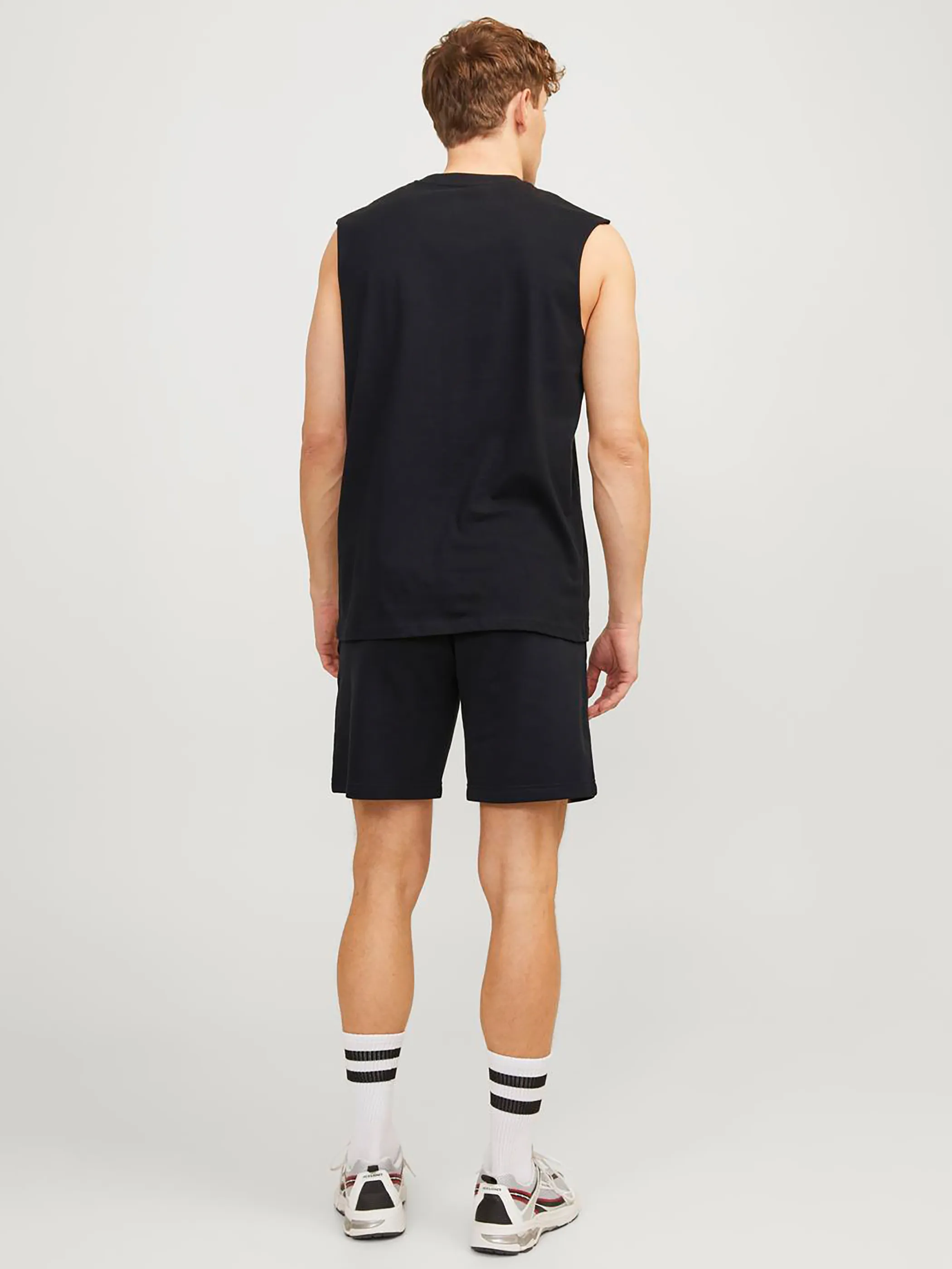 Jack Jones 12255117 JPSTGALE SWEAT SHORTS Schwarz 888708 178012 2
