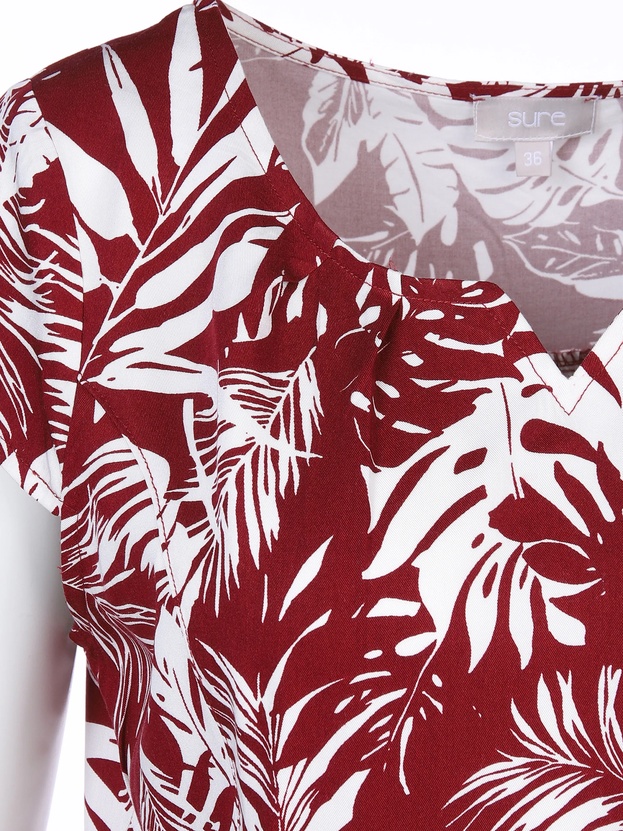 Sure Da-Kleid o. Arm m.Alloverprint Rot 865747 COL 1 3 Sure Da-Kleid o. Arm m.Alloverprint Rot 865747 COL 1 3