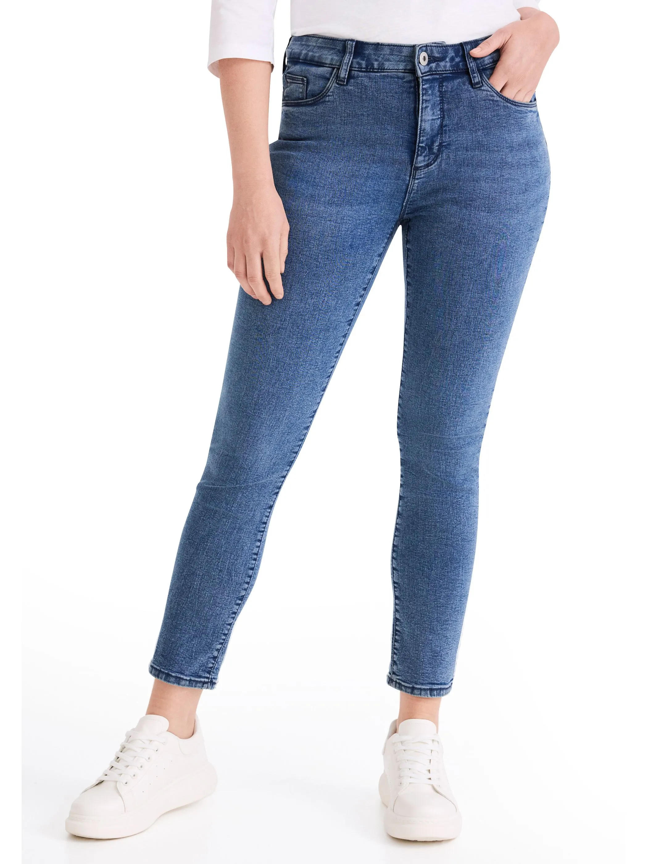 Stooker DOB 22900970007128 Da. Hosen lang, Blau 874281 7128 1