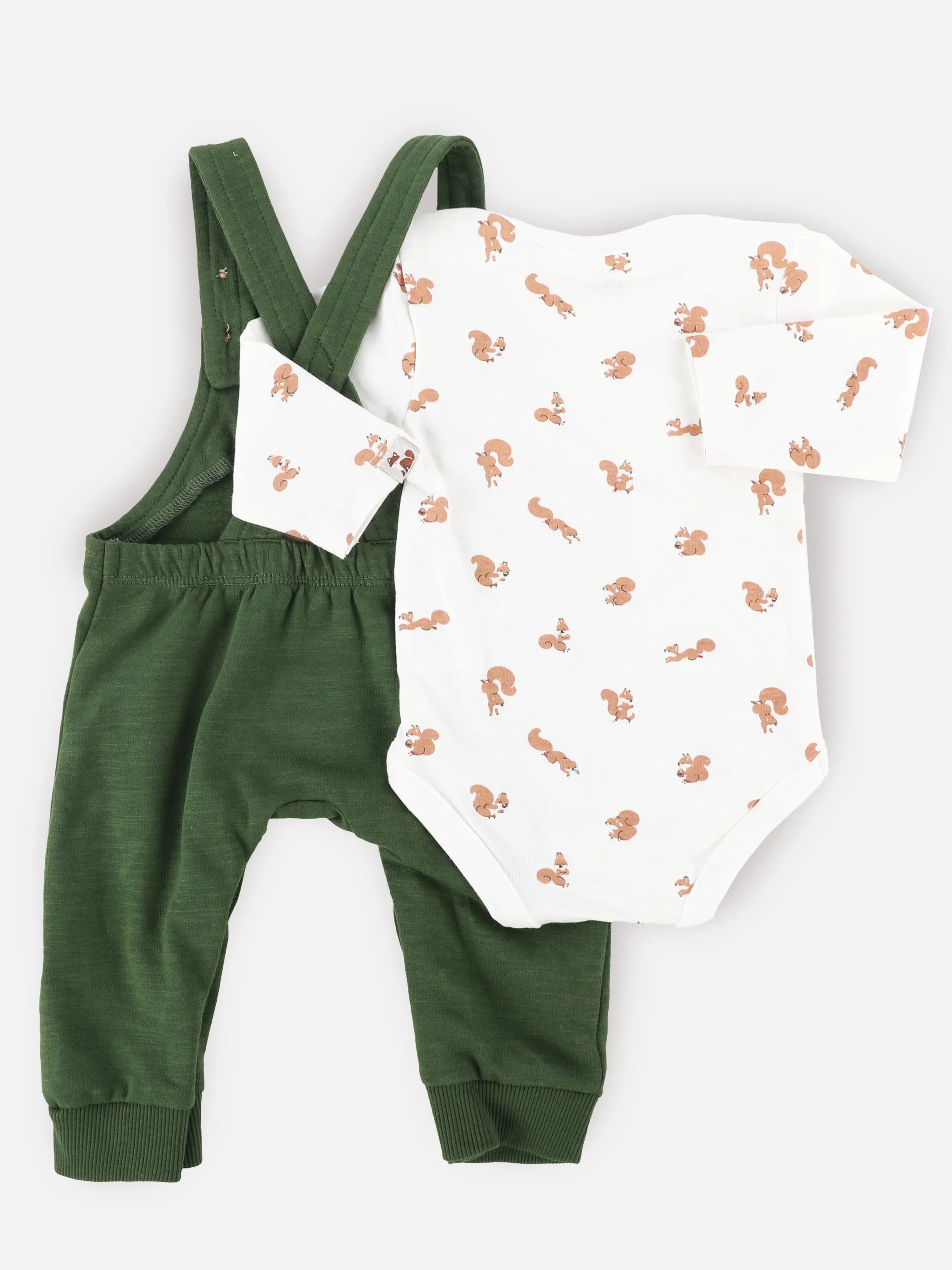 Bubble Gum BJ Romper Set mit Hasen Print AOP in weiß/grün Weiß 913583 WEIß/GRÜN 2
