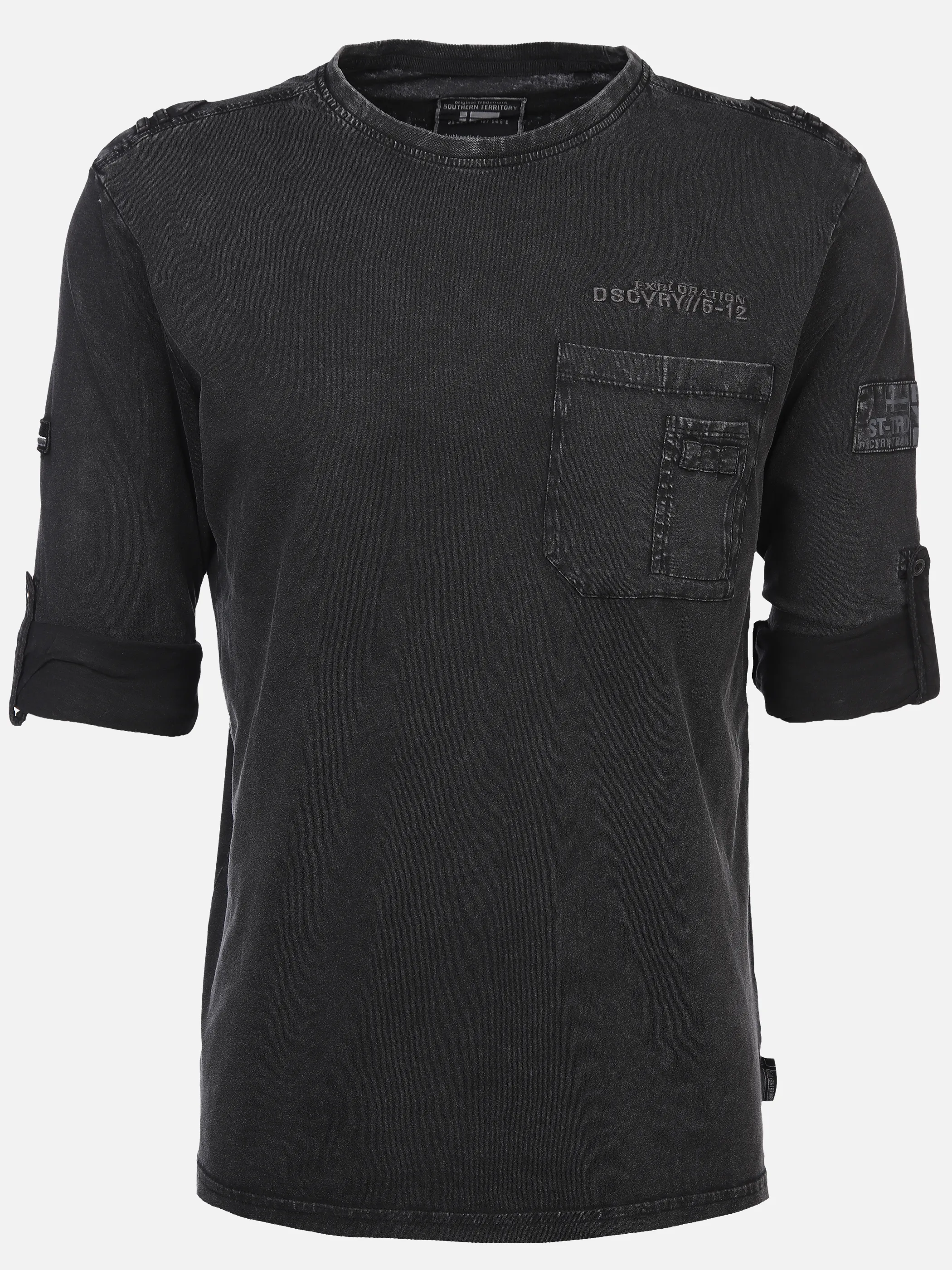 Southern Territory He. T-Shirt 1/1 Arm Cargo Krempelarm Schwarz 896805 BLACK 1 Southern Territory He. T-Shirt 1/1 Arm Cargo Krempelarm Schwarz 896805 BLACK 1