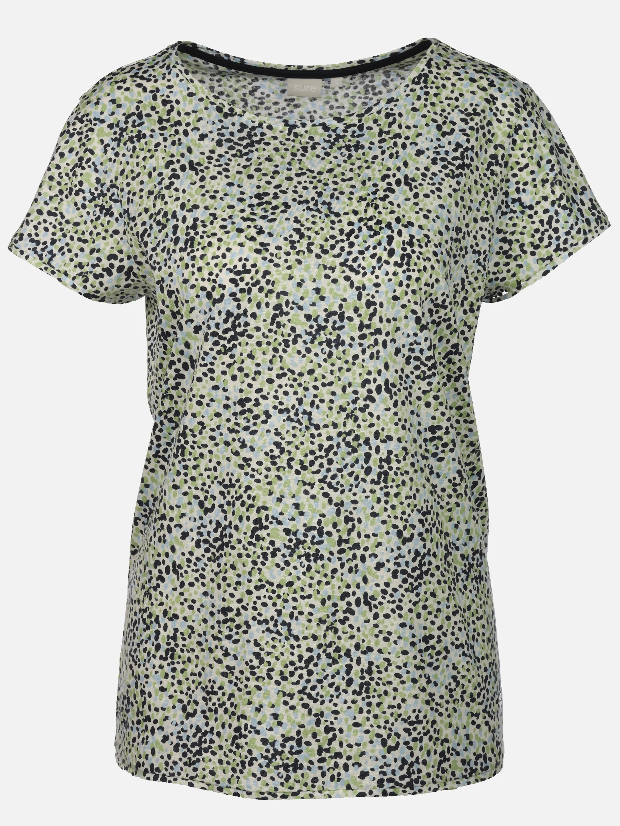 Sure Da-T-Shirt m. Alloverprint Weiß 922188 WHITE 1