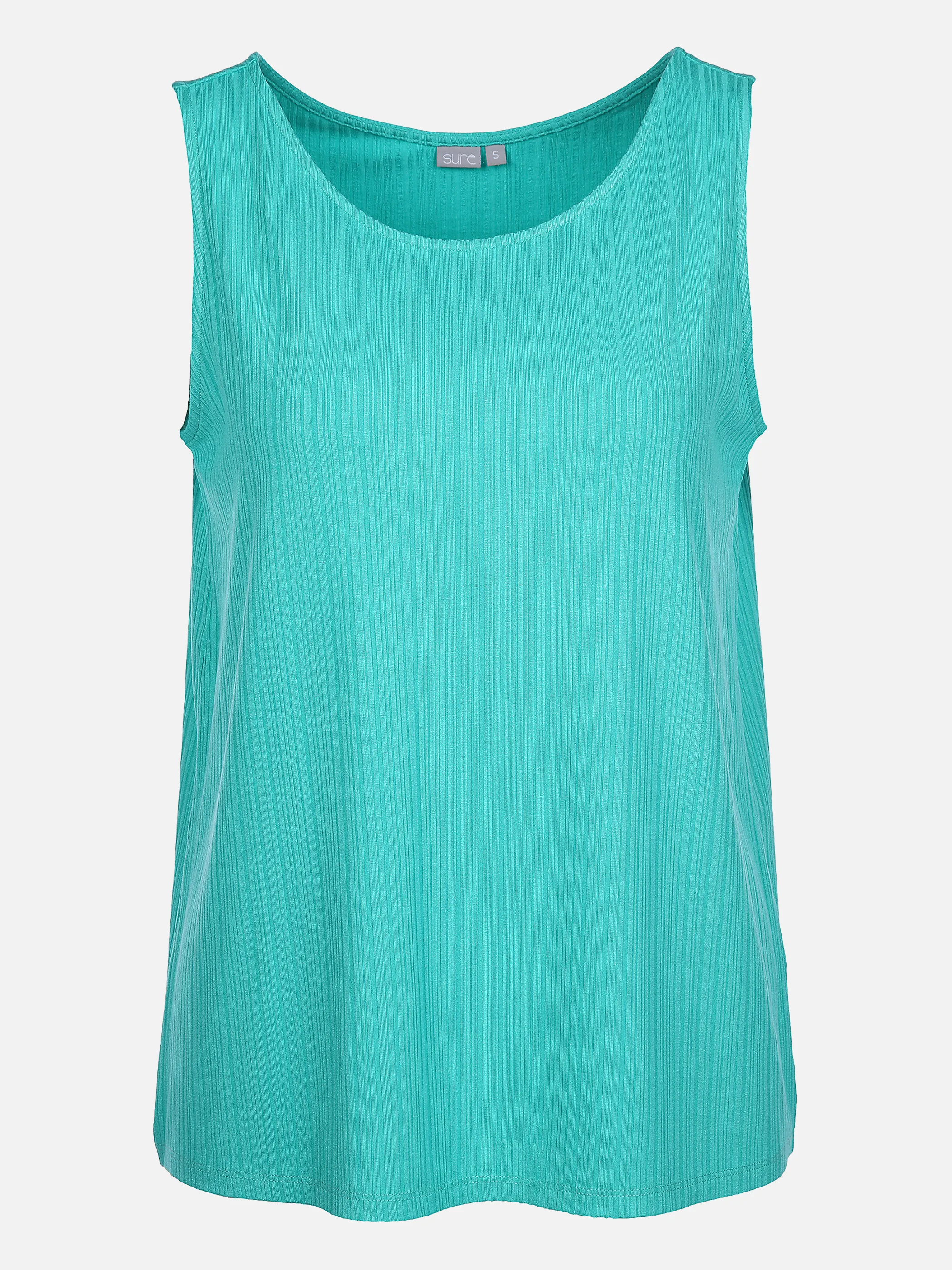 Sure Da-Tank-Top m. Rippmuster Grün 865688 CARIBBEAN 1 Sure Da-Tank-Top m. Rippmuster Grün 865688 CARIBBEAN 1
