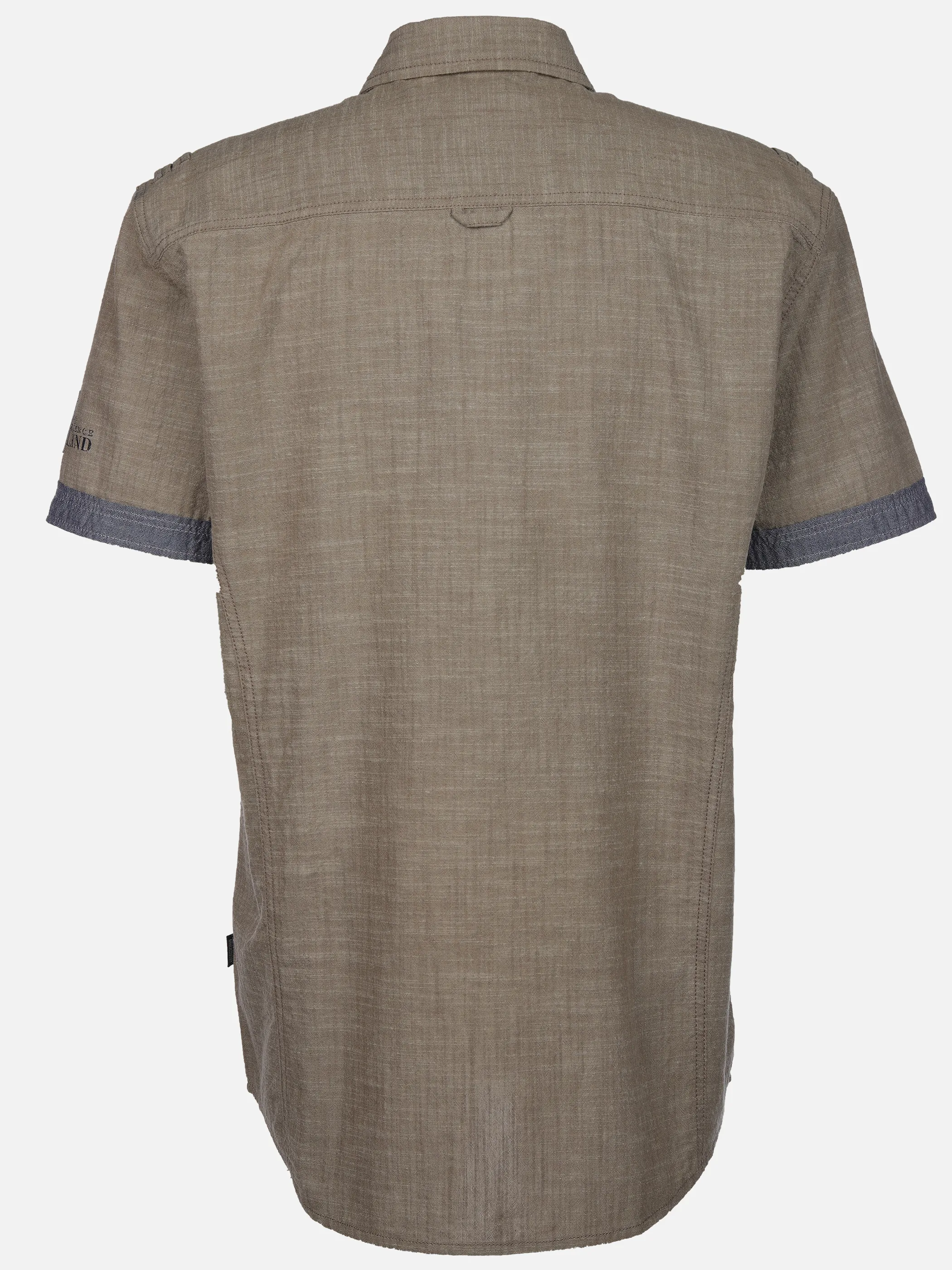 Jim Spencer He. Freizeithemd 1/2 Arm slub Beige 910899 SAND 2