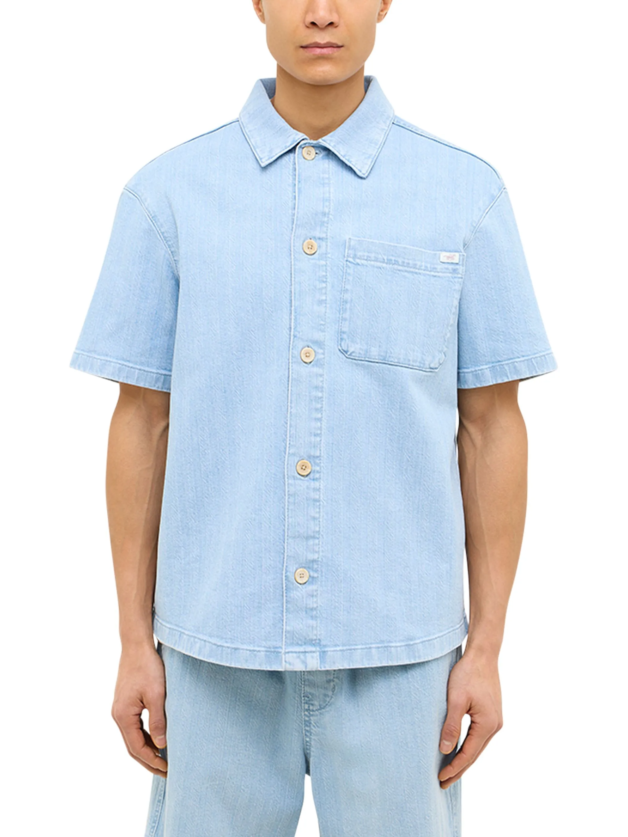 Mustang 1016653 STYLE PHOENIX DENIM SHIRT Blau 911624 5000300 4 Mustang 1016653 STYLE PHOENIX DENIM SHIRT Blau 911624 5000300 4