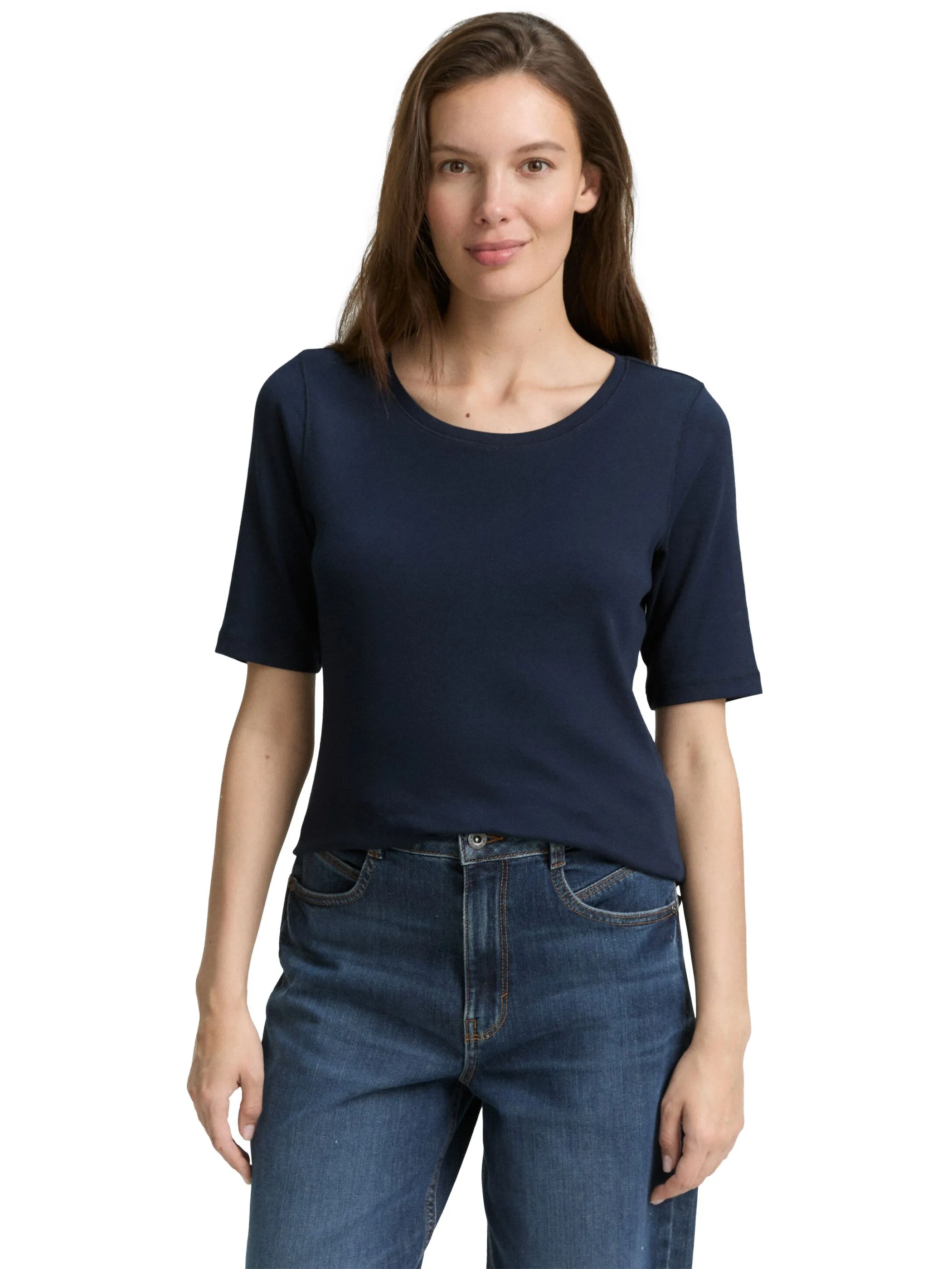 Tom Tailor 1047728 NOS T-shirt crew neck Blau 914539 10668 5