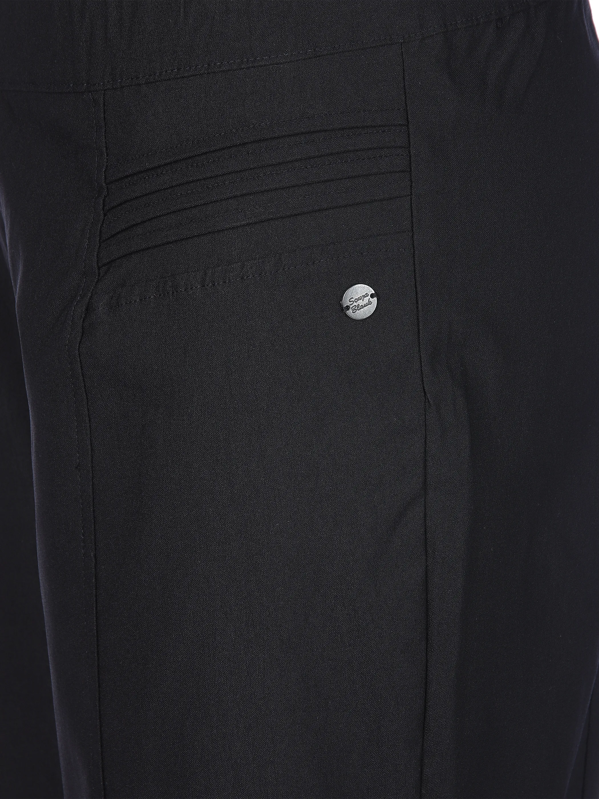 Sonja Blank Da-gr.Gr. Bengalin Hose 7/8 Schwarz 910795 BLACK 4