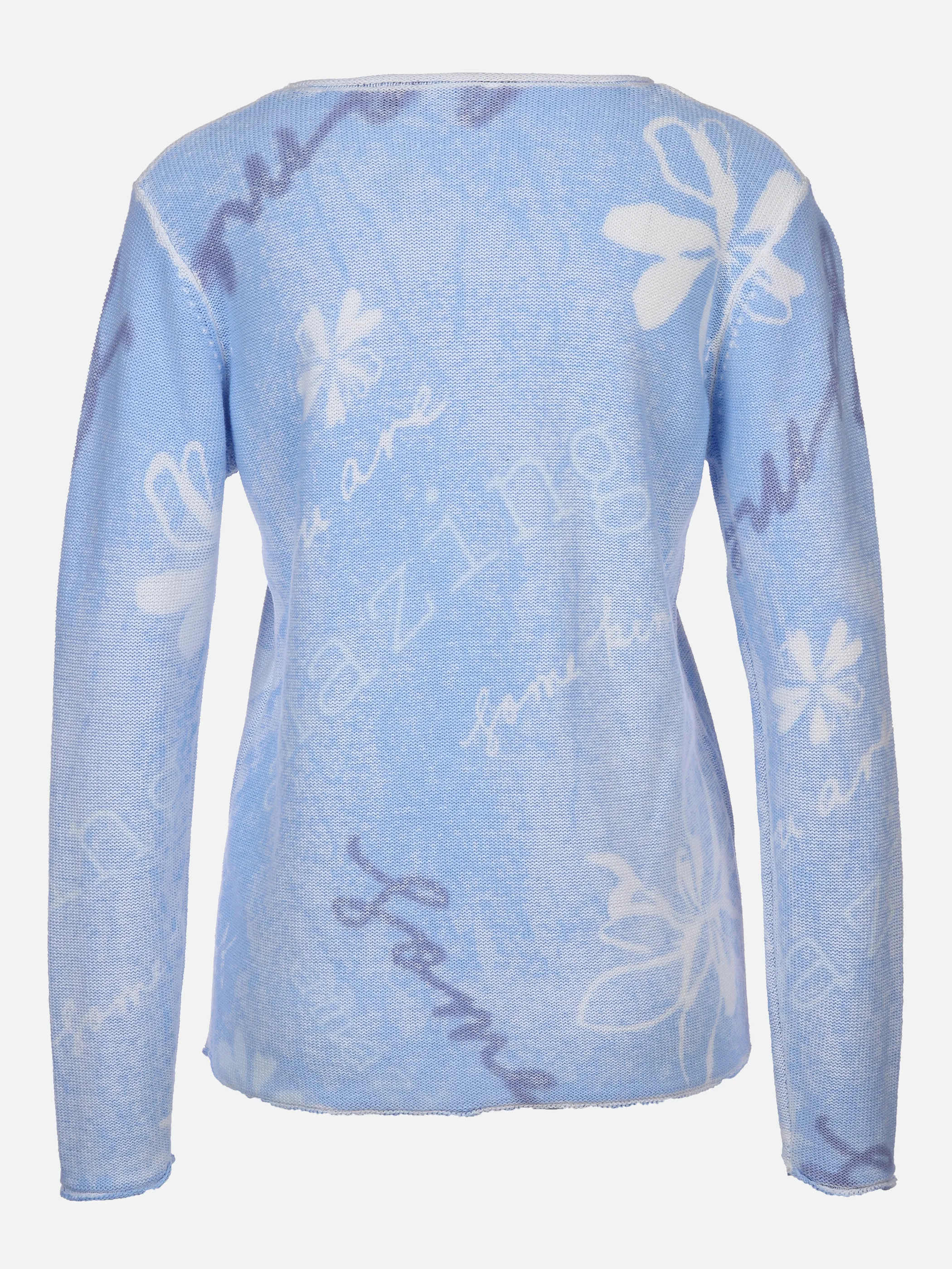Sure Da-Pullover m. Printdetails Blau 867704 BLAU GEM. 2