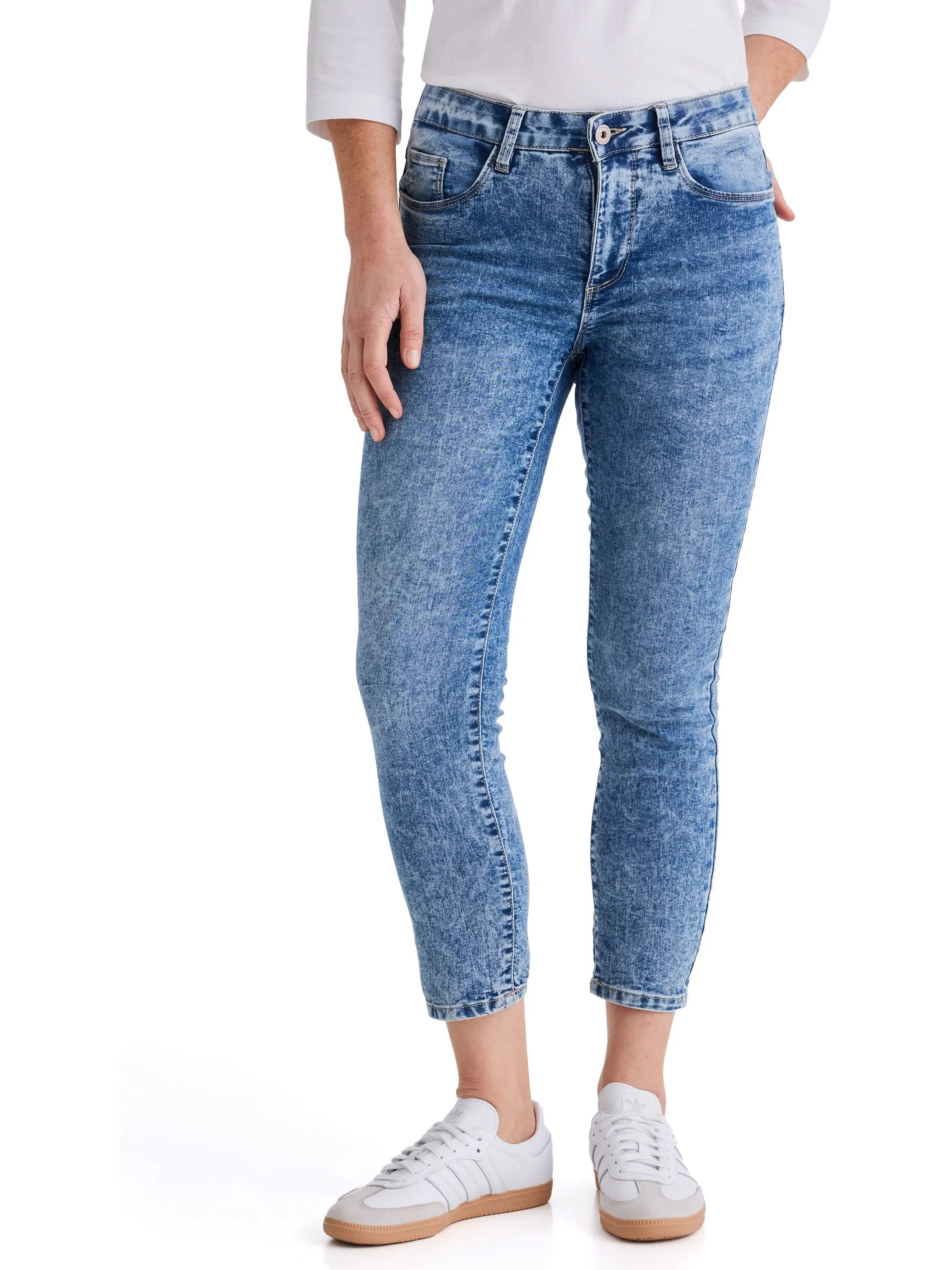 Stooker DOB 22901010007555 Da. Hosen lang, Blau 880971 7555 1