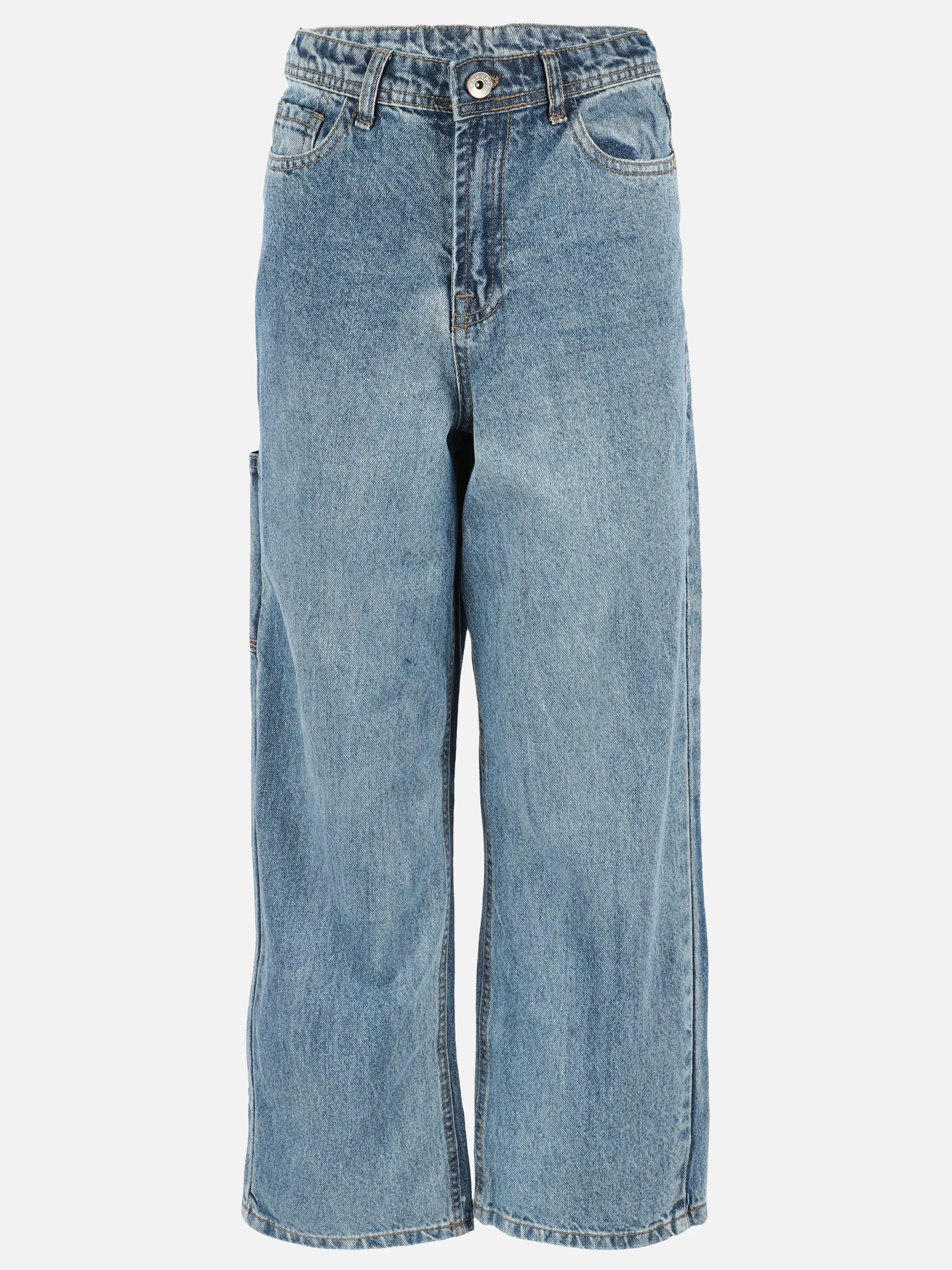 One Way JJ Jeans, washed worker denim in blau denim Blau 913951 BLAU DENIM 1
