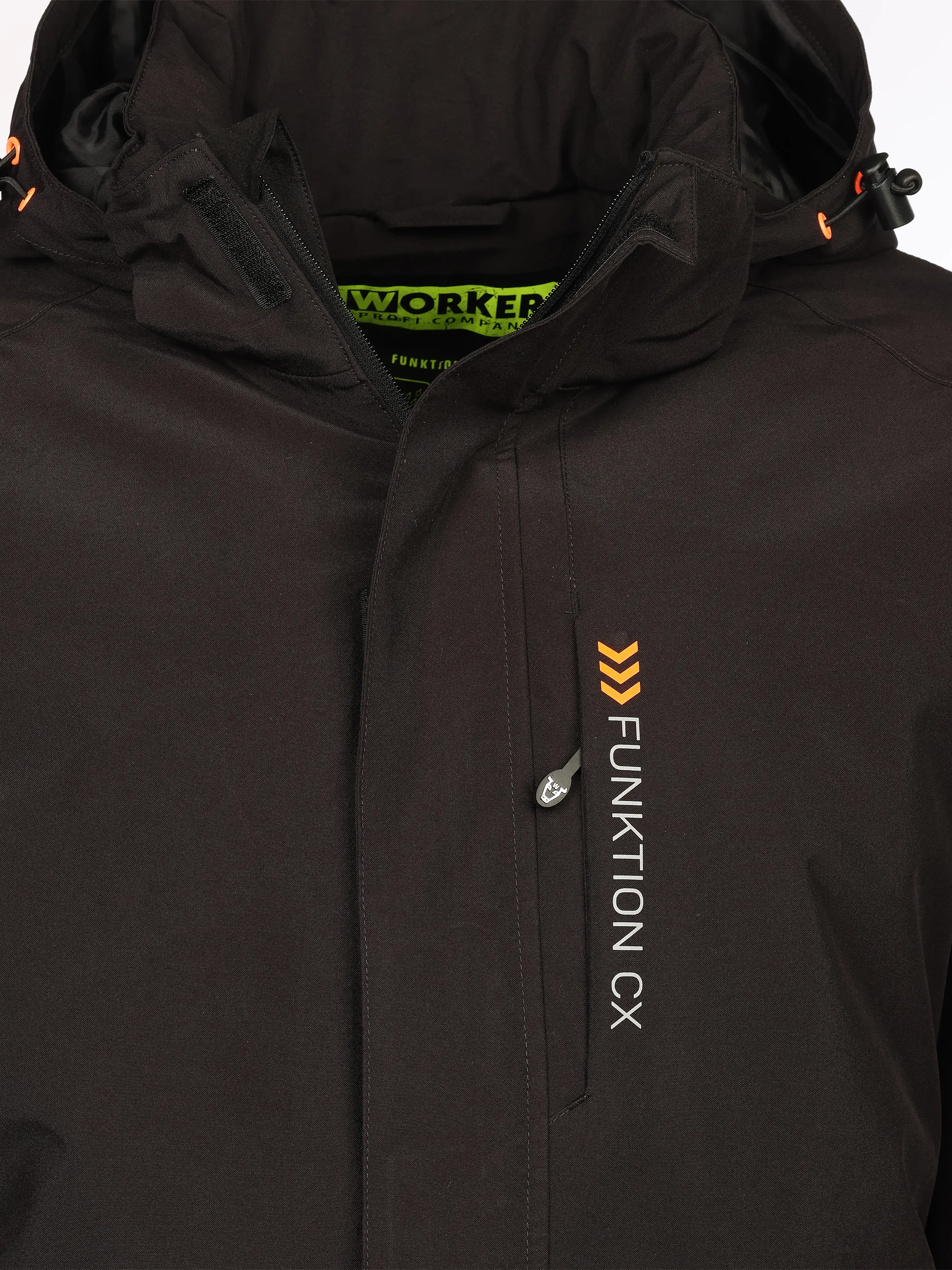 Worker He. Stadionjacke m. Taschenfunktion Schwarz 903707 BLACK 4