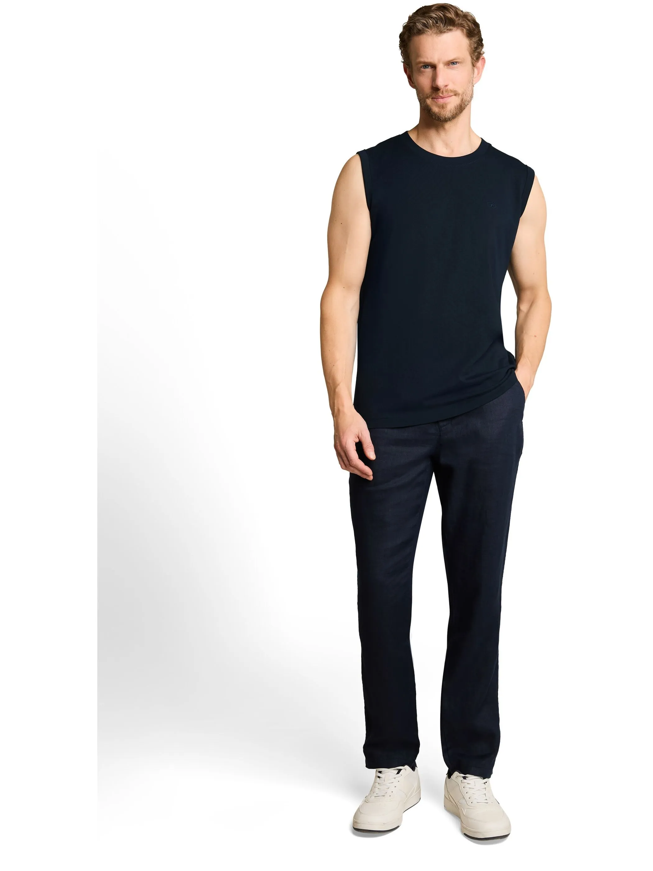 Tom Tailor 1050219 tanktop with embro Blau 926462 10668 4