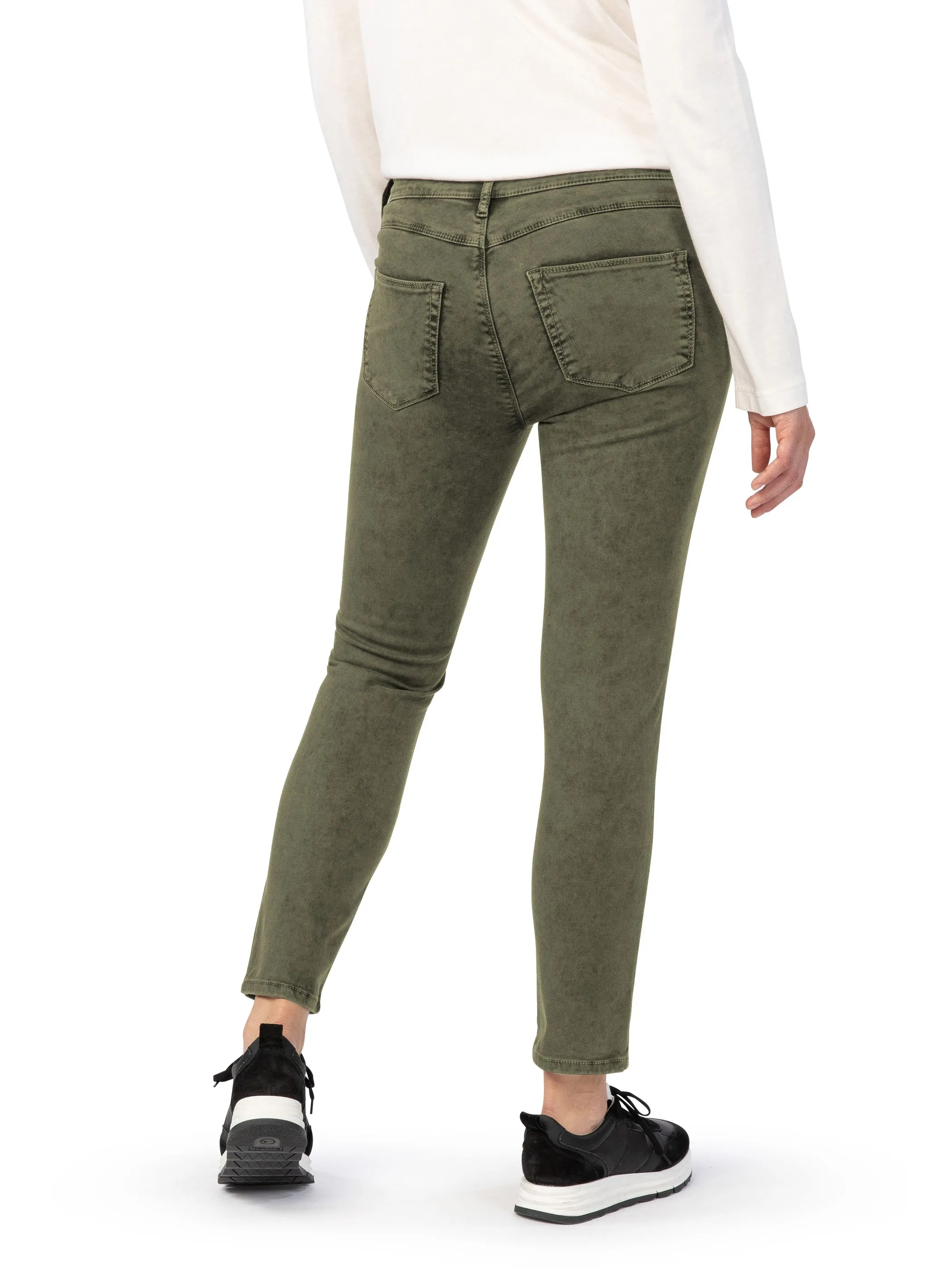 Stooker DOB 22900980007747 Da. Hosen lang, Oliv 888723 7747