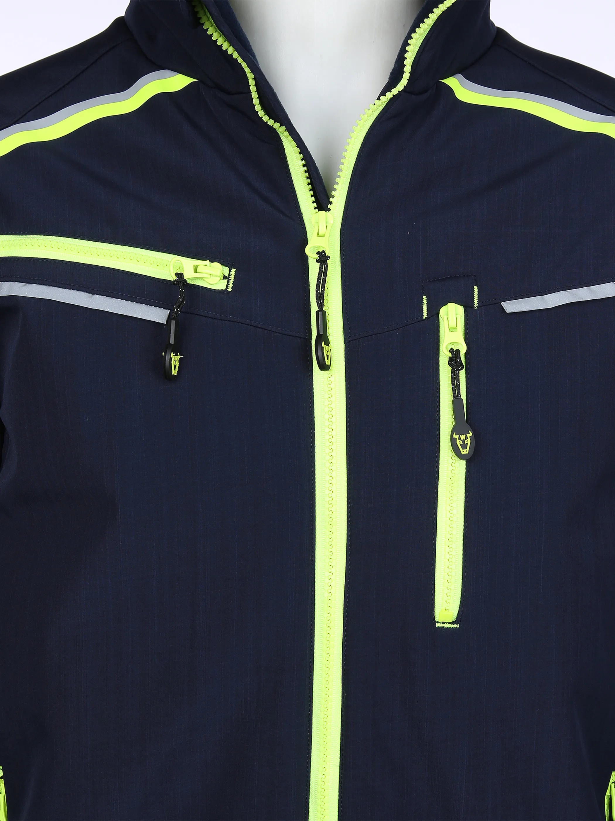 Worker He. Softshelljacke wattiert Neon Blau 853702 NAVY 3 Worker He. Softshelljacke wattiert Neon Blau 853702 NAVY 3