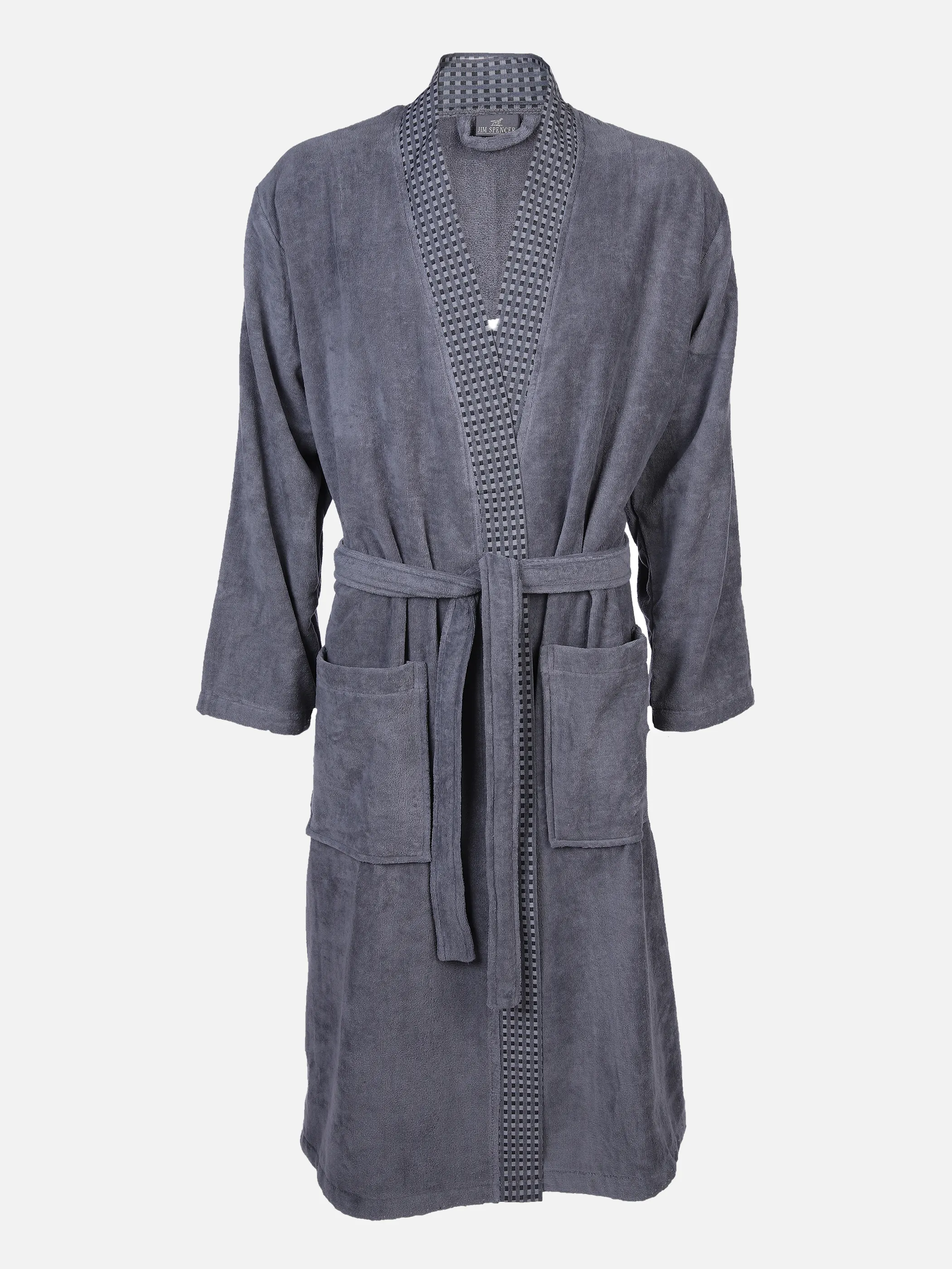 Jim Spencer He. Bademantel Kimono Jaquardb Grau 869431 SILBERGRAU 1 Jim Spencer He. Bademantel Kimono Jaquardb Grau 869431 SILBERGRAU 1