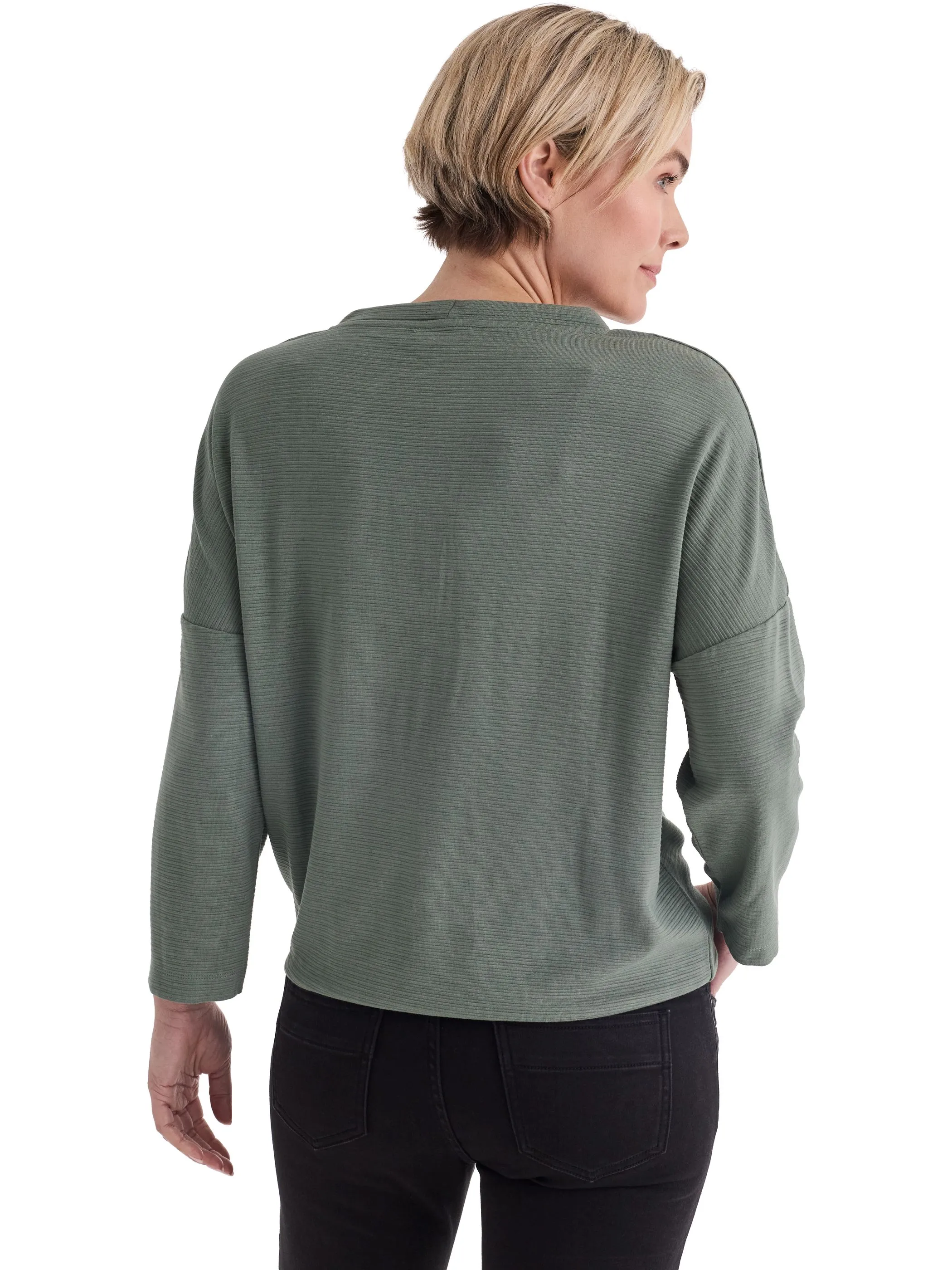 Stooker DOB 23150050005236 Da. Sweat light Grün 937296 5236 2