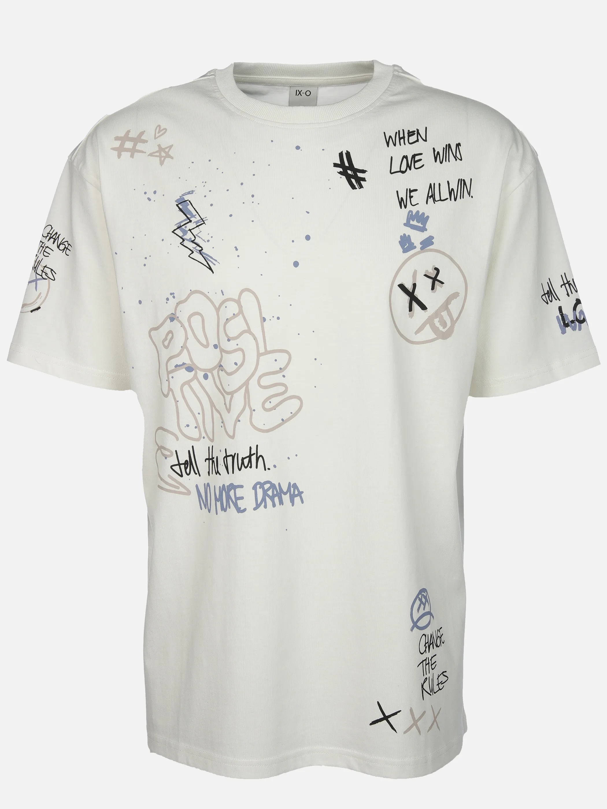 IX-O H12078M22599AAWG YF-He T-Shirt Weiß 916173 22000 1