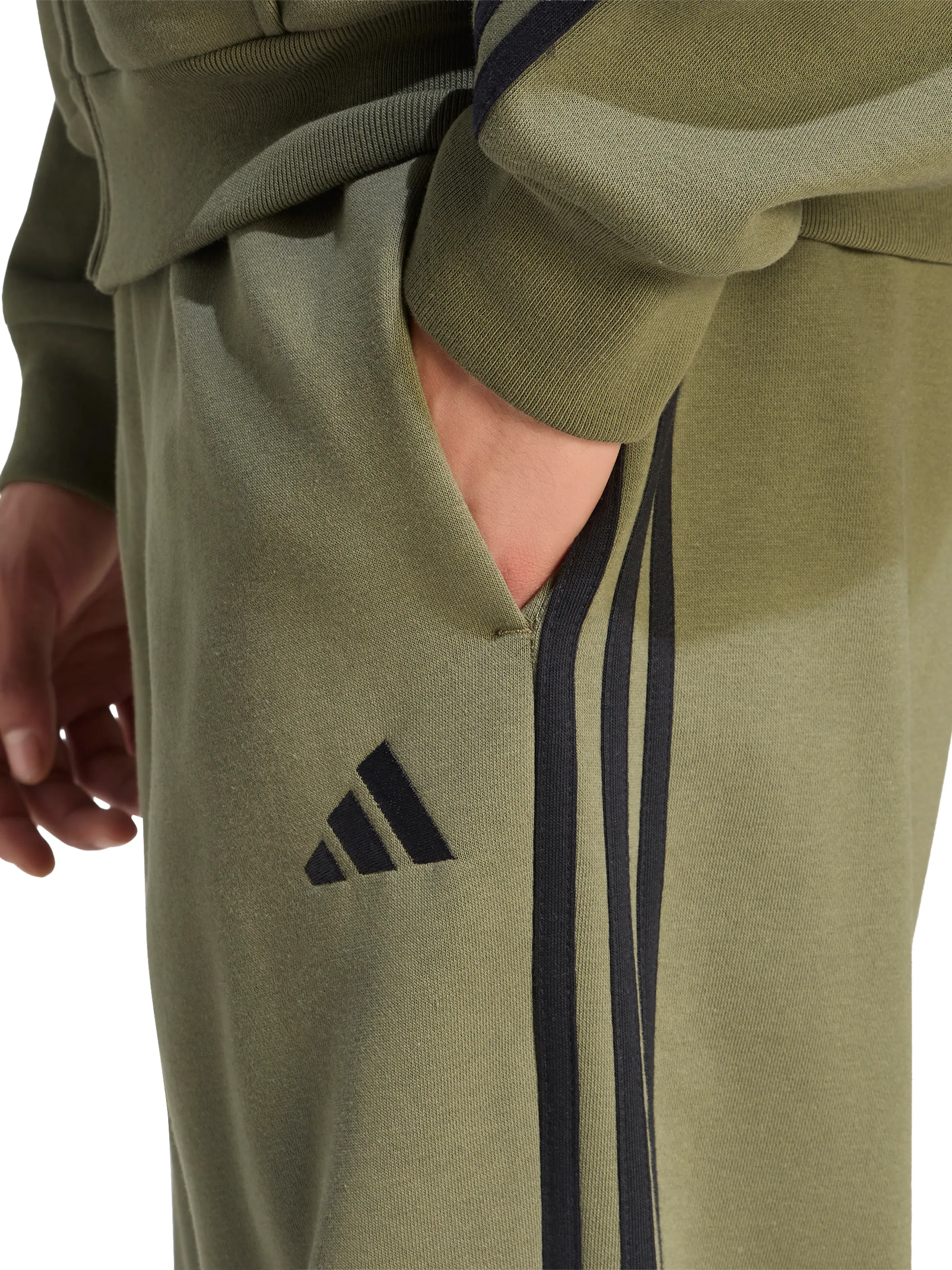 Adidas KY4130 He-Jogginghose ESS 3S FLEECE, olive Oliv 929527 000 3