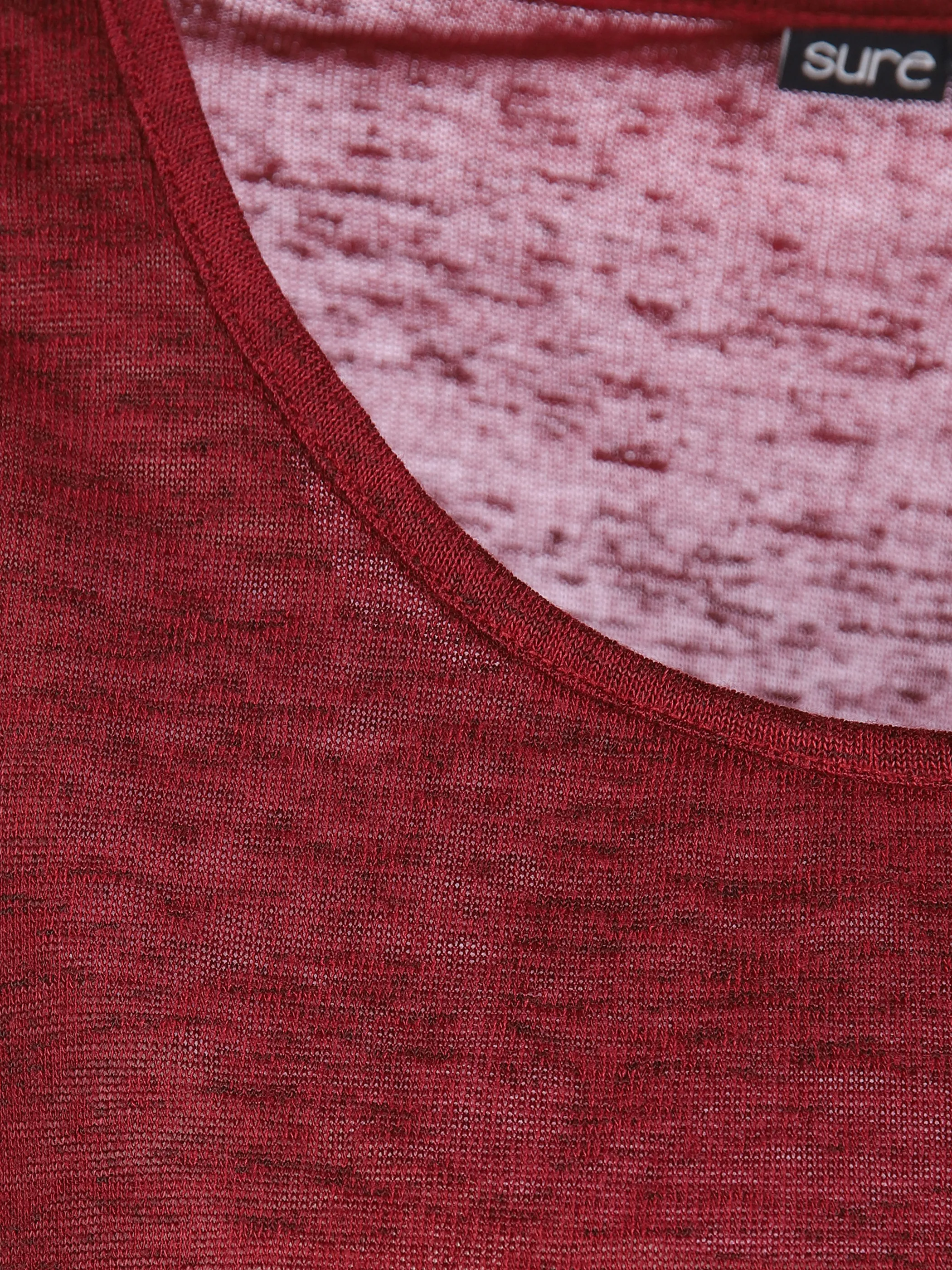 Sure Da-Basic-Top in uni Rot 867916 DK. CHILI 3