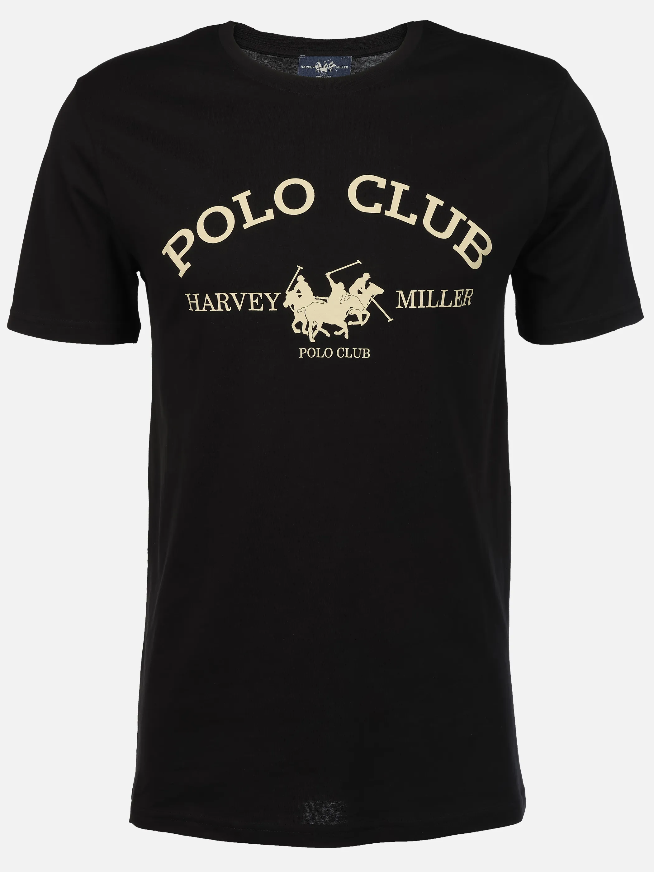 Harvey Miller He. T-Shirt 1/2 Arm Logo HRM44 Schwarz 926263 BLACK 1