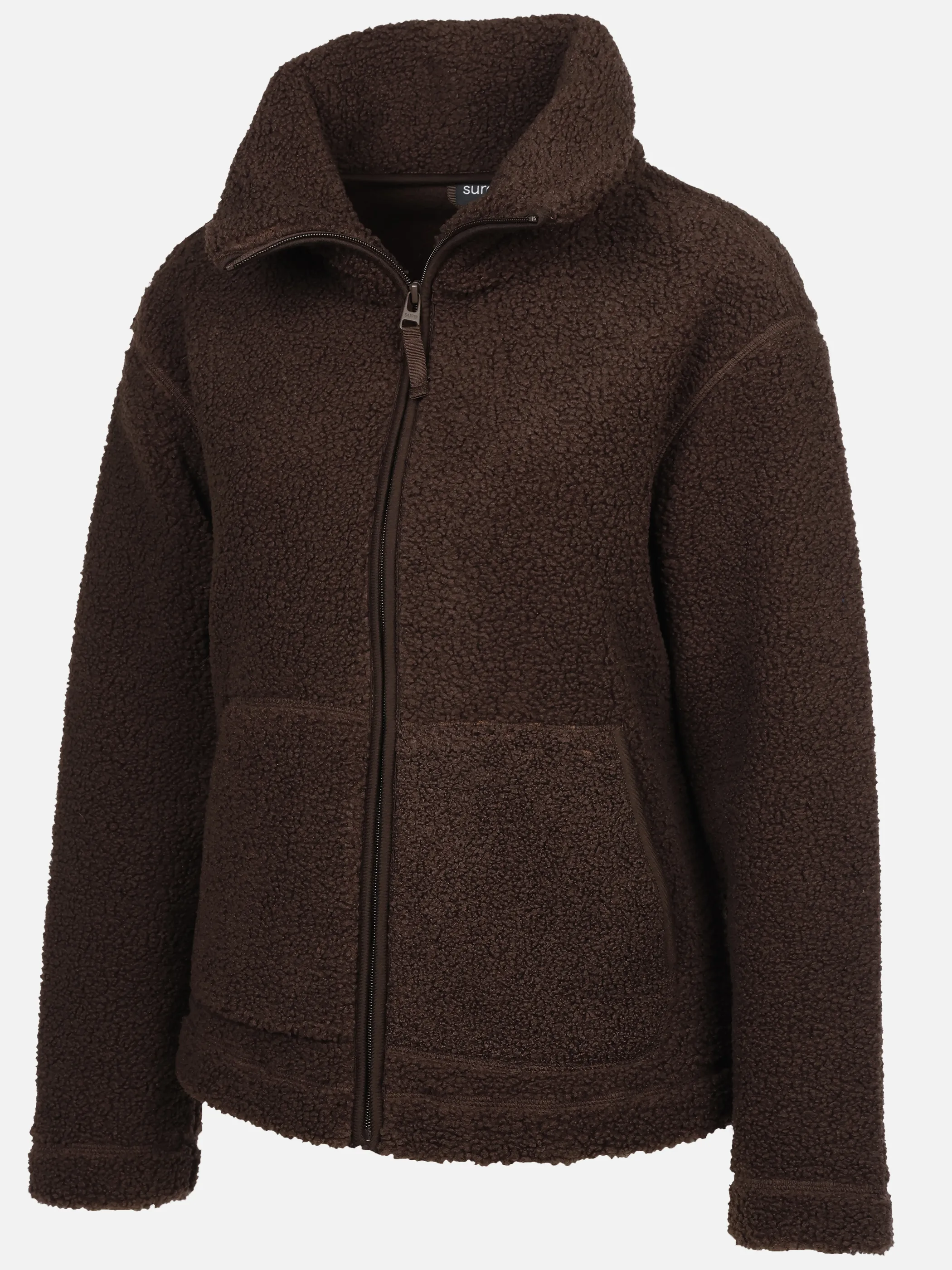 Sure Da. Teddy Cardigan Braun 928445 JAVA 3