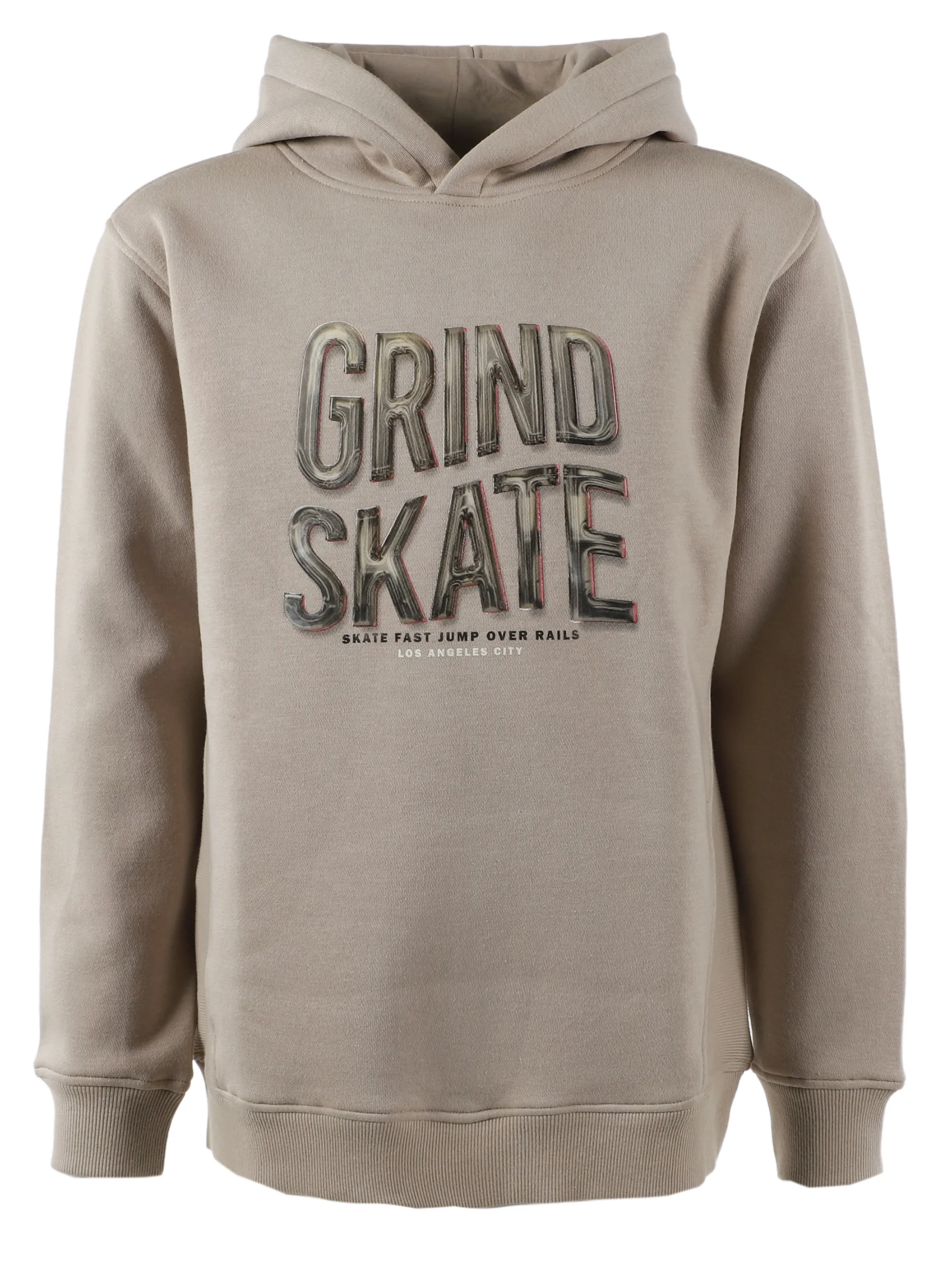 One Way JJ Sweatshirt beige mit FrontPrint Beige 930133 BEIGE 1
