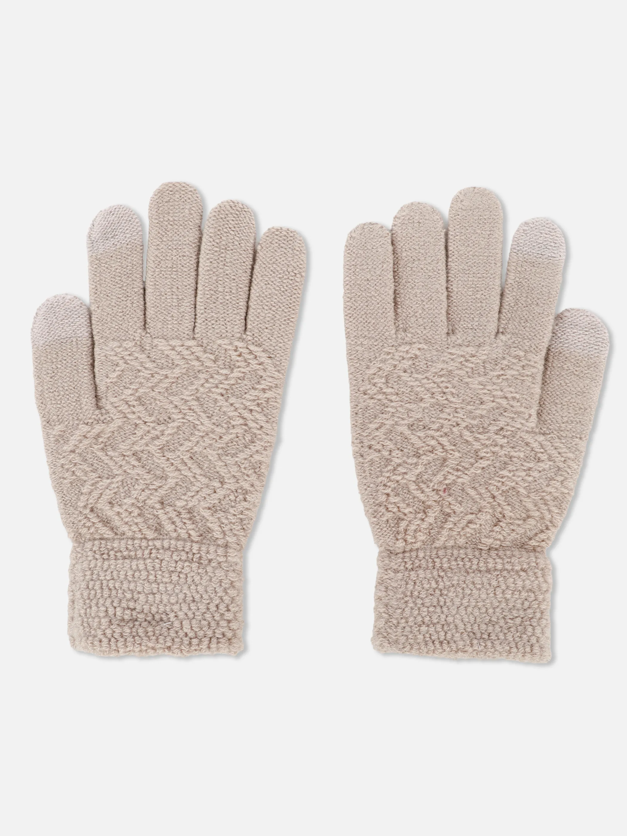 Sure Da-Strickhandschuhe Weiß 929410 TAUPE 2