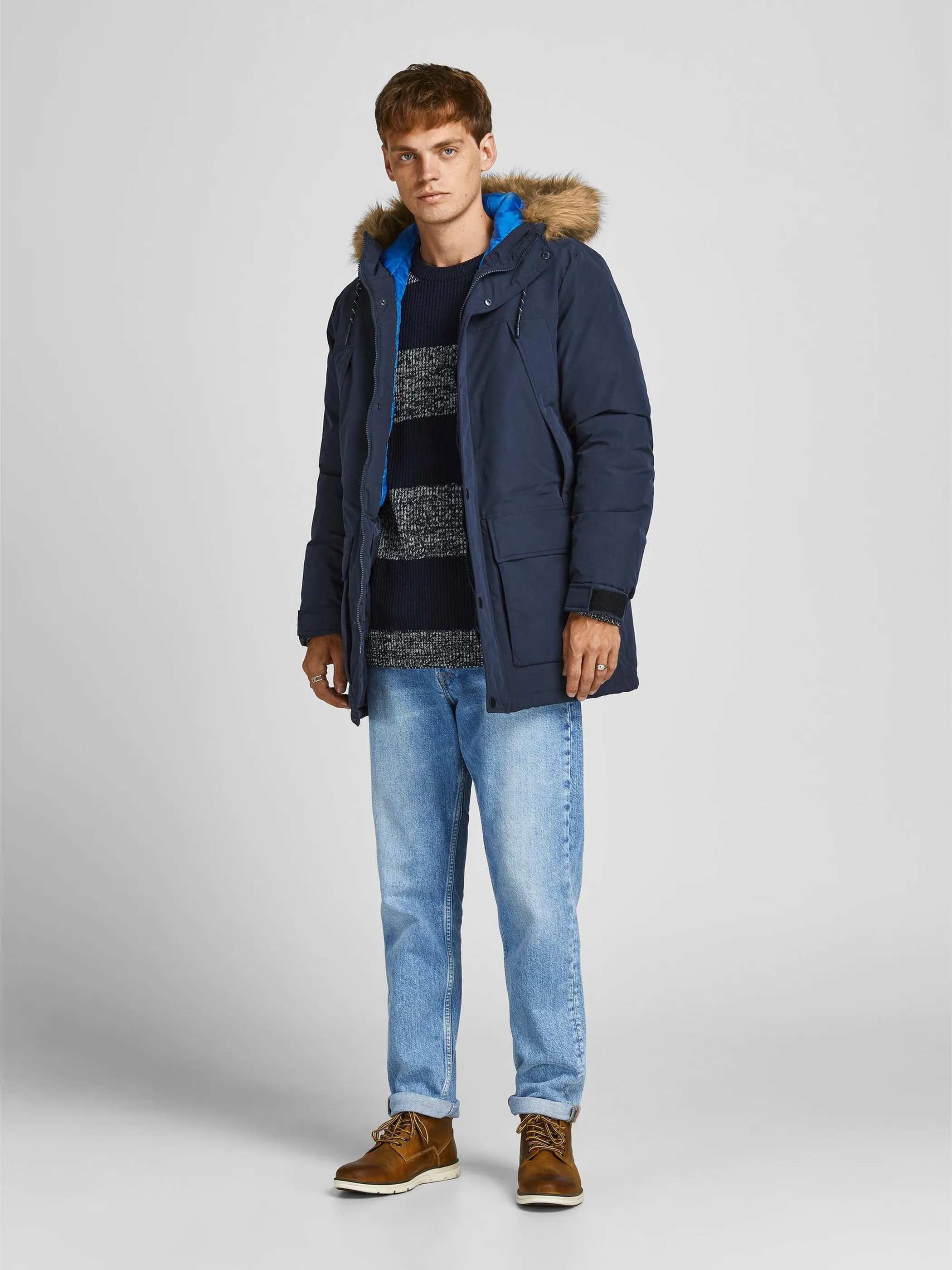 Jack Jones 12190042 JJSUPER PARKA Blau 854385 175876 3 Jack Jones 12190042 JJSUPER PARKA Blau 854385 175876 3