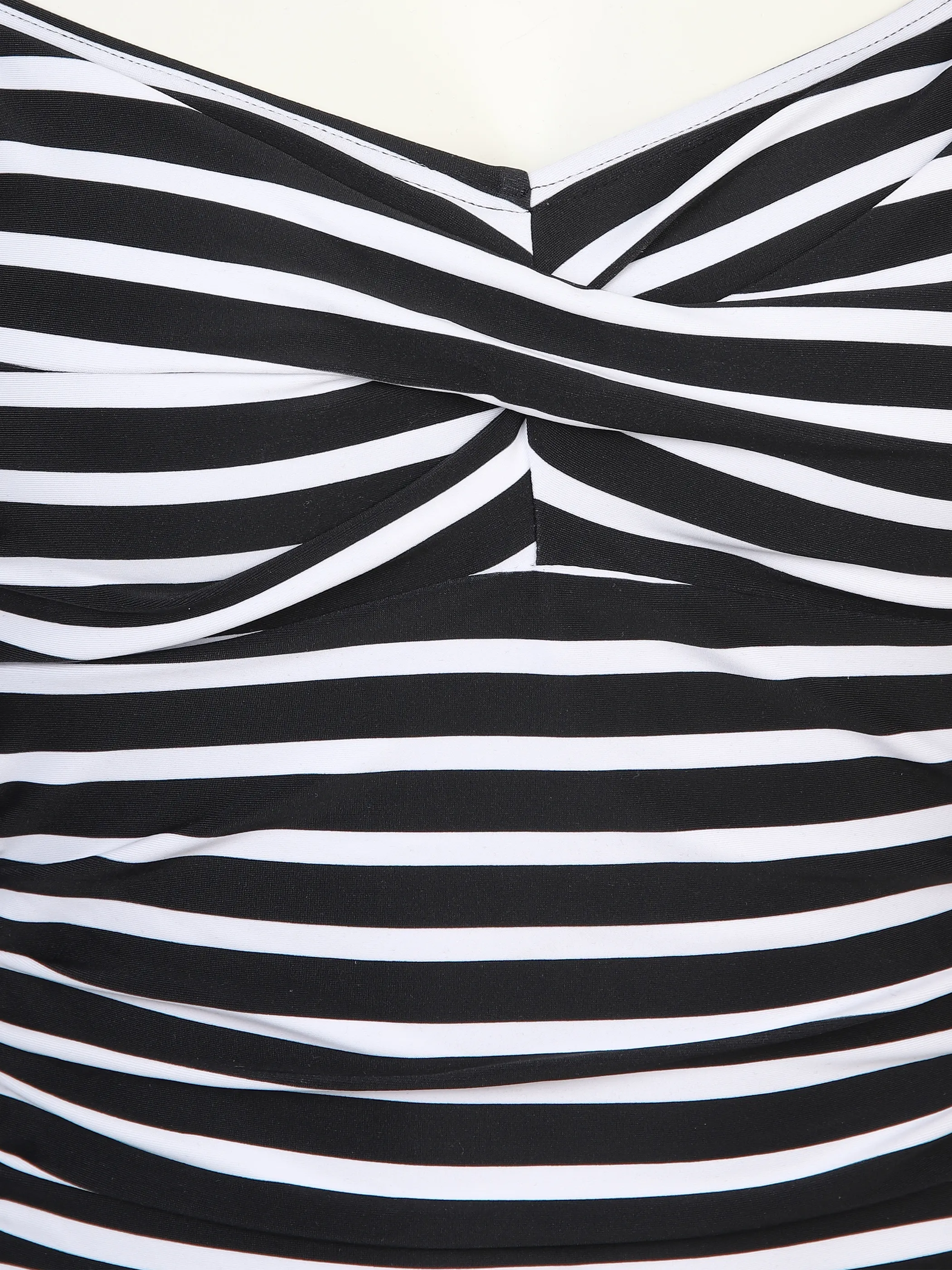 Grinario Sports Da-Badeanzug mit Druck Schwarz 891310 STRIPES 3