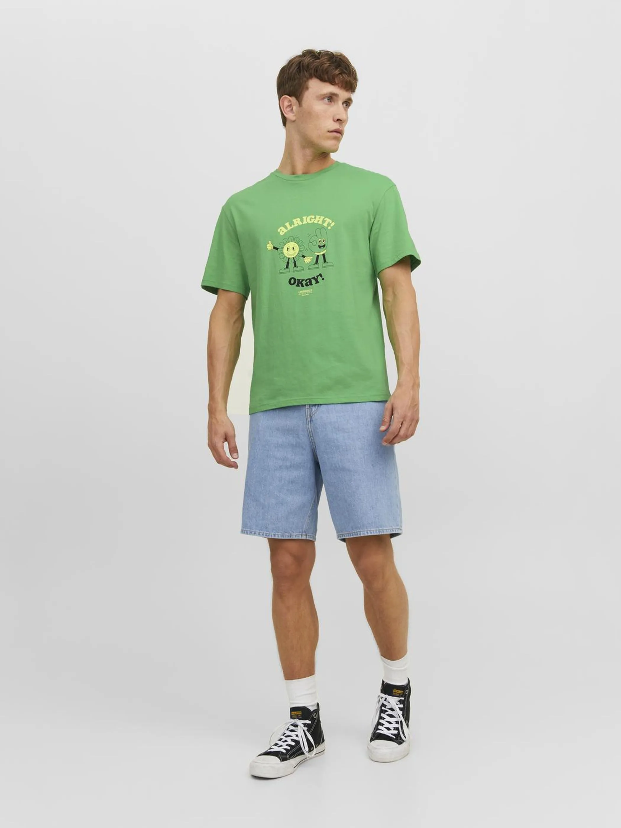 Jack Jones 12238164 JORTOONIE TEE SS CREW Grün 877747 176363 4