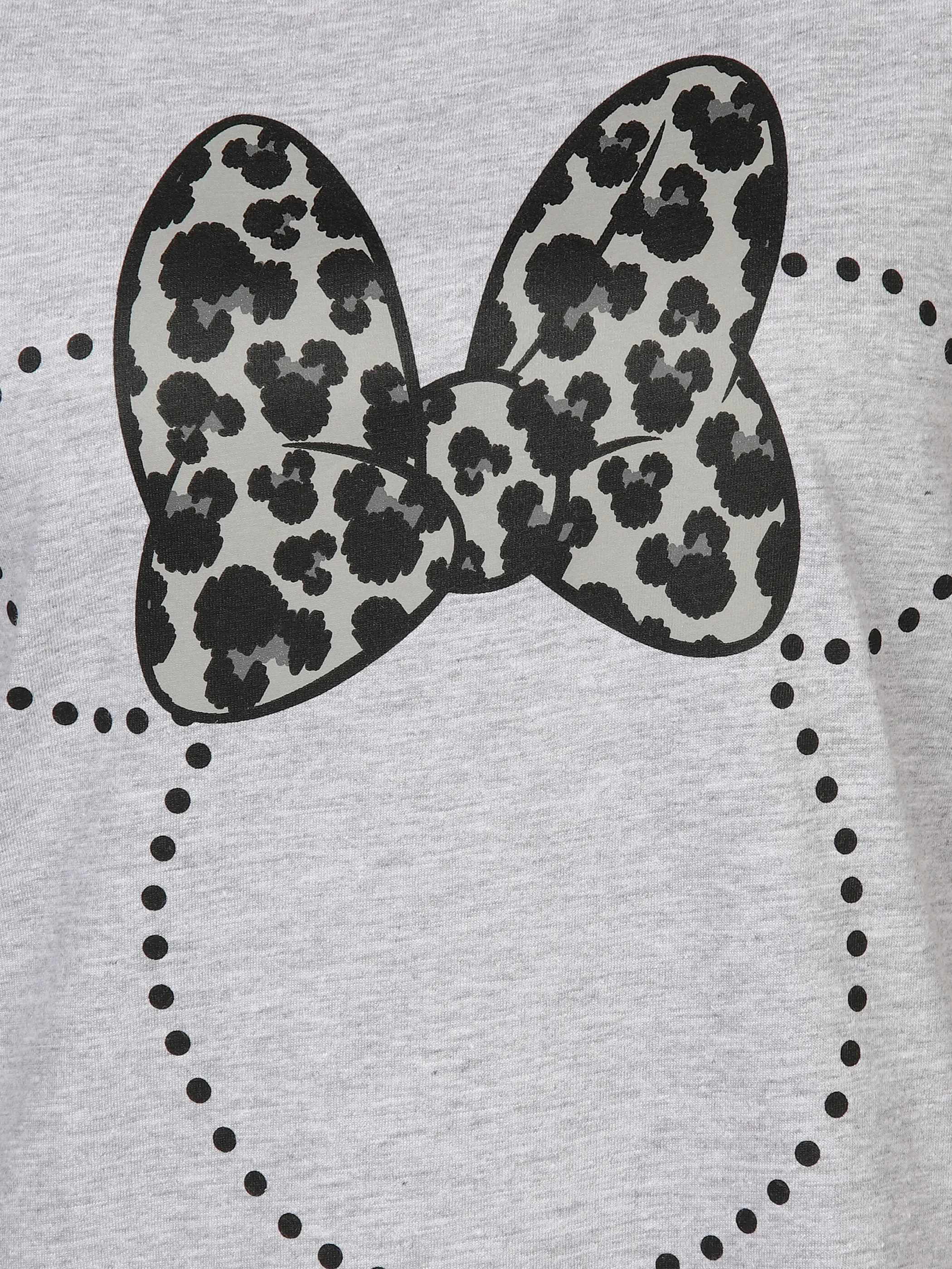 Minnie Mouse Da. Nachthemd 1/2 Arm Minnie M Grau 881586 GRAU MEL. 3