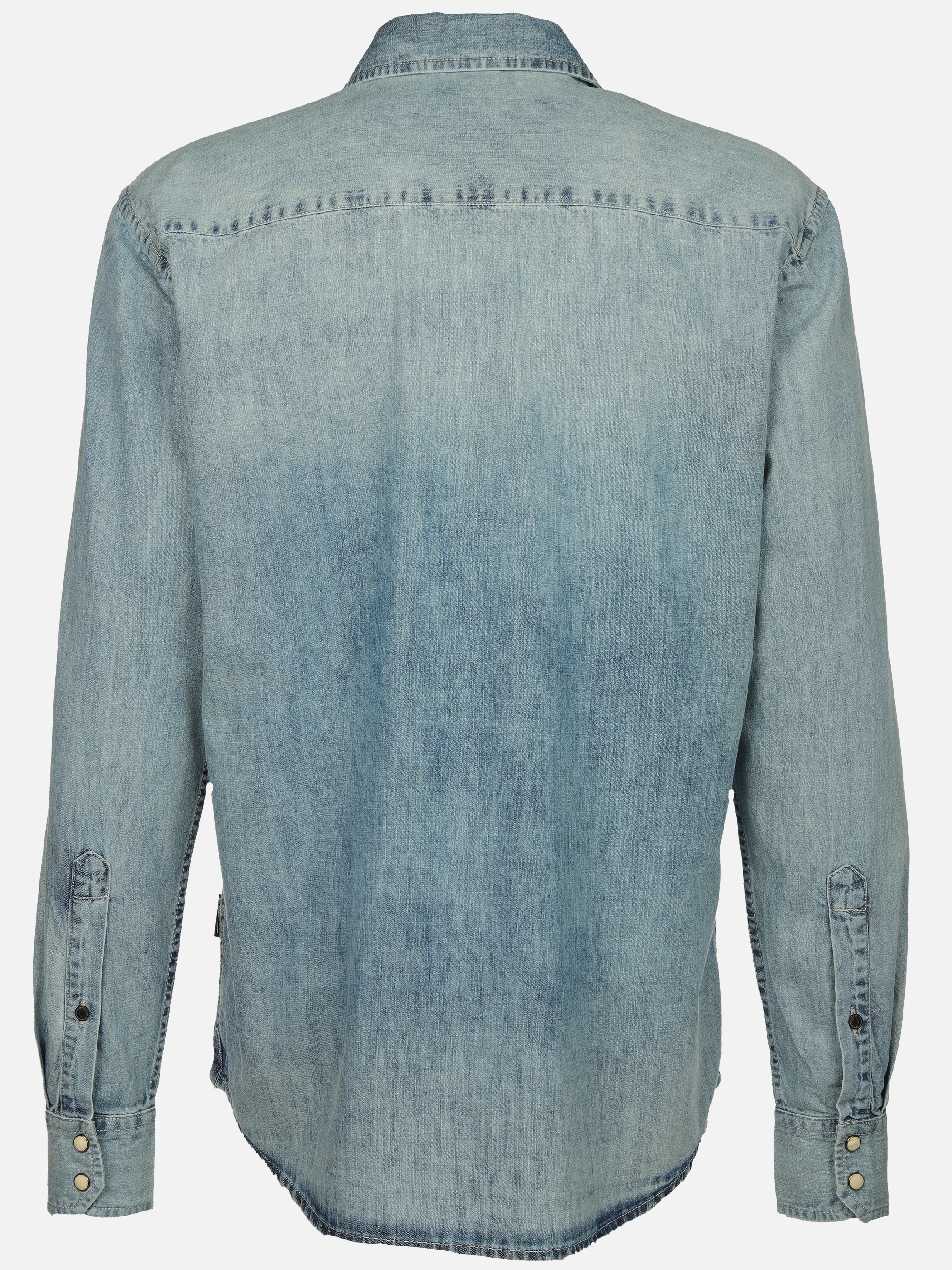 Southern Territory He. Jeanshemd 1/1 Arm Blau 915449 DENIM 2