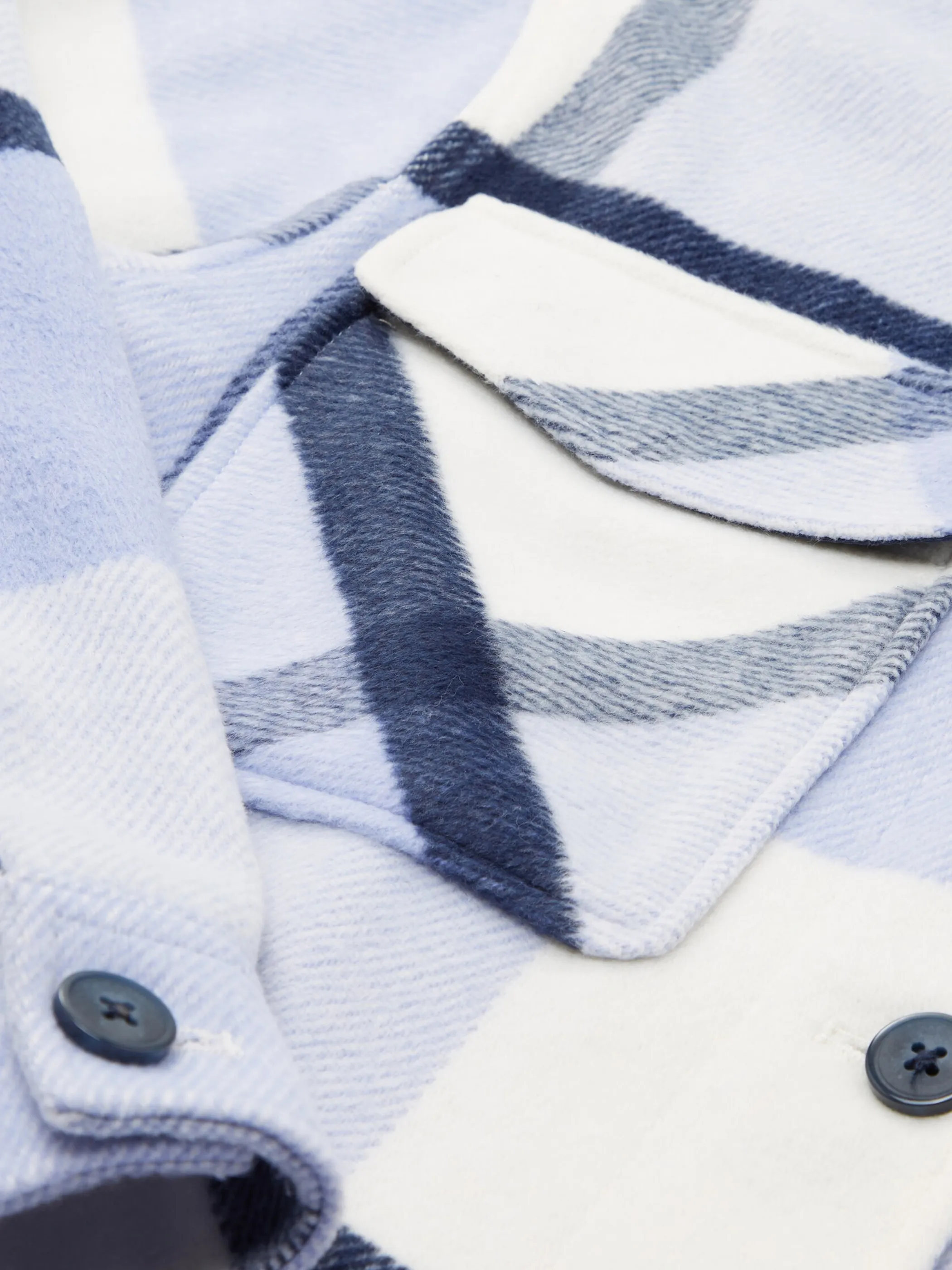 Tom Tailor 1033322 checked overshirt Blau 869651 30269 3