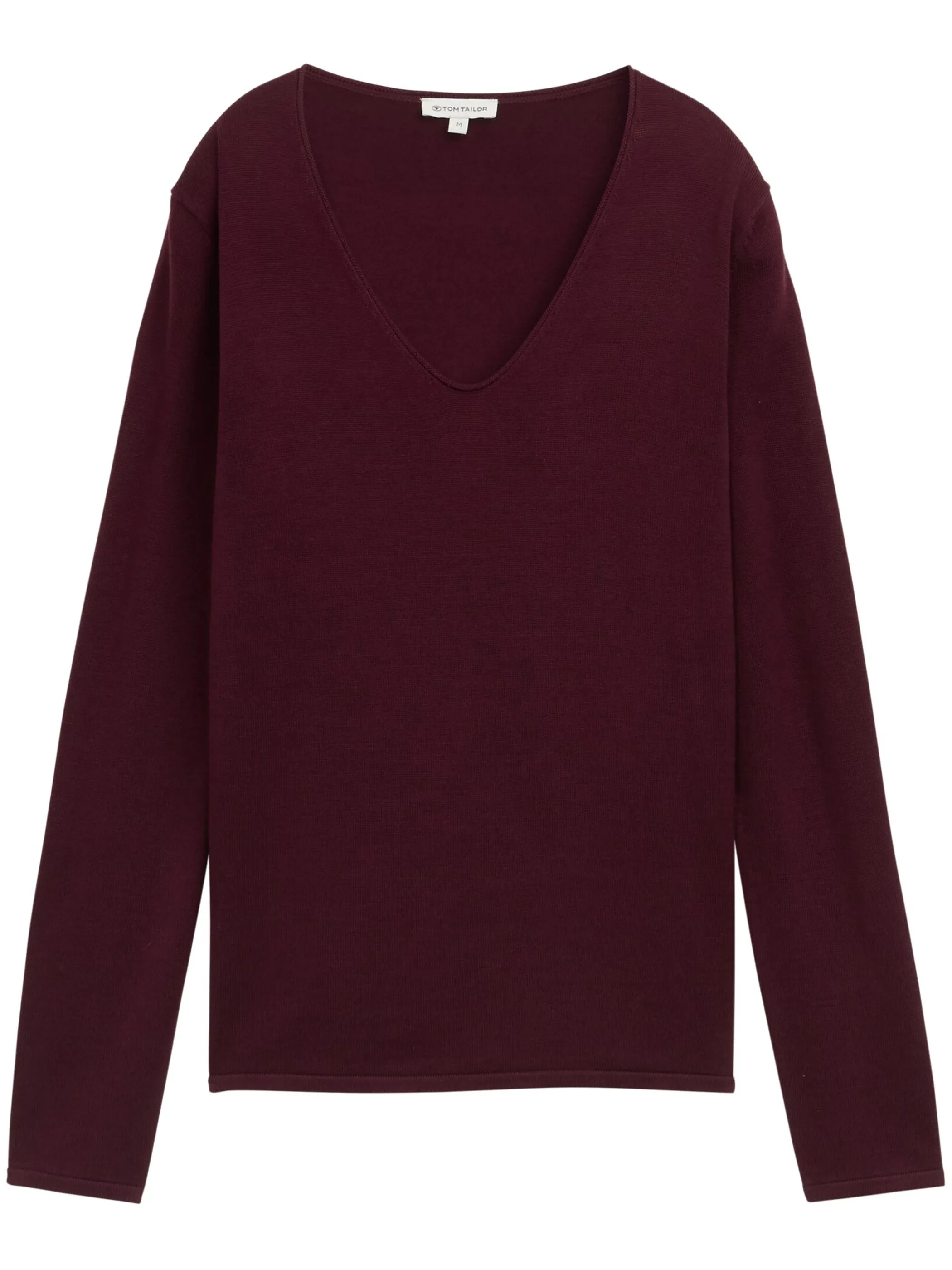 Tom Tailor 1012976 NOS sweater basic v-neck Rot 824304 16427 1