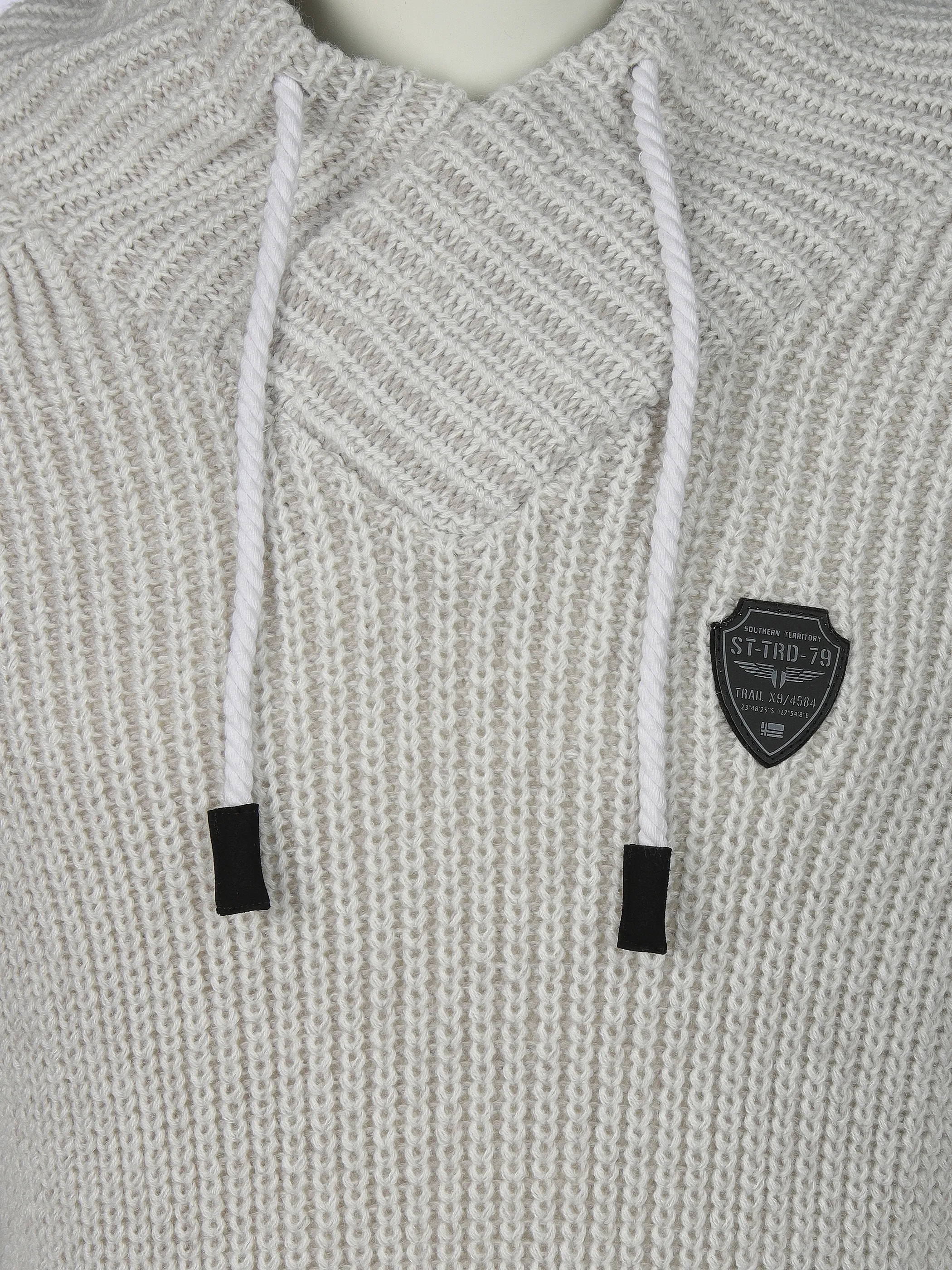 Southern Territory He. Schalkragenpullover Weiß 915613 OFFWHITE 3 Southern Territory He. Schalkragenpullover Weiß 915613 OFFWHITE 3