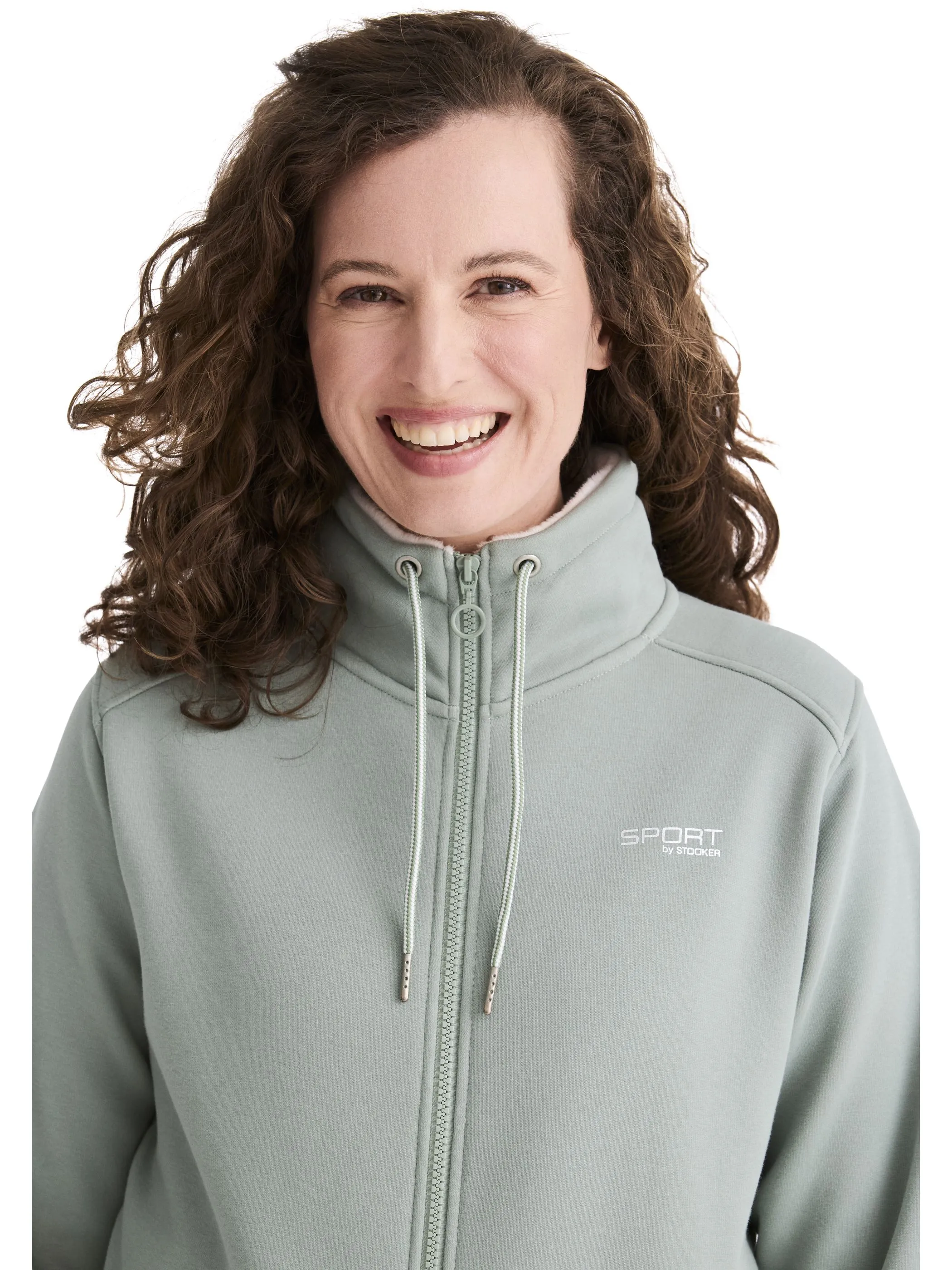 Stooker Athletic 02820300005714 Da-Sweatjacke Jane Grün 919796 5714 3