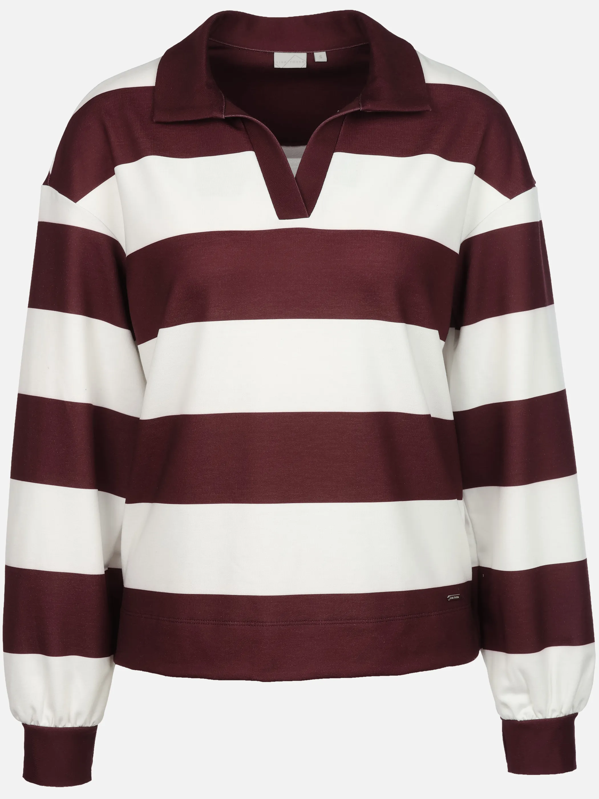 Lisa Tossa Da-Ringel-Poloshirt Lila 933518 FIG 1