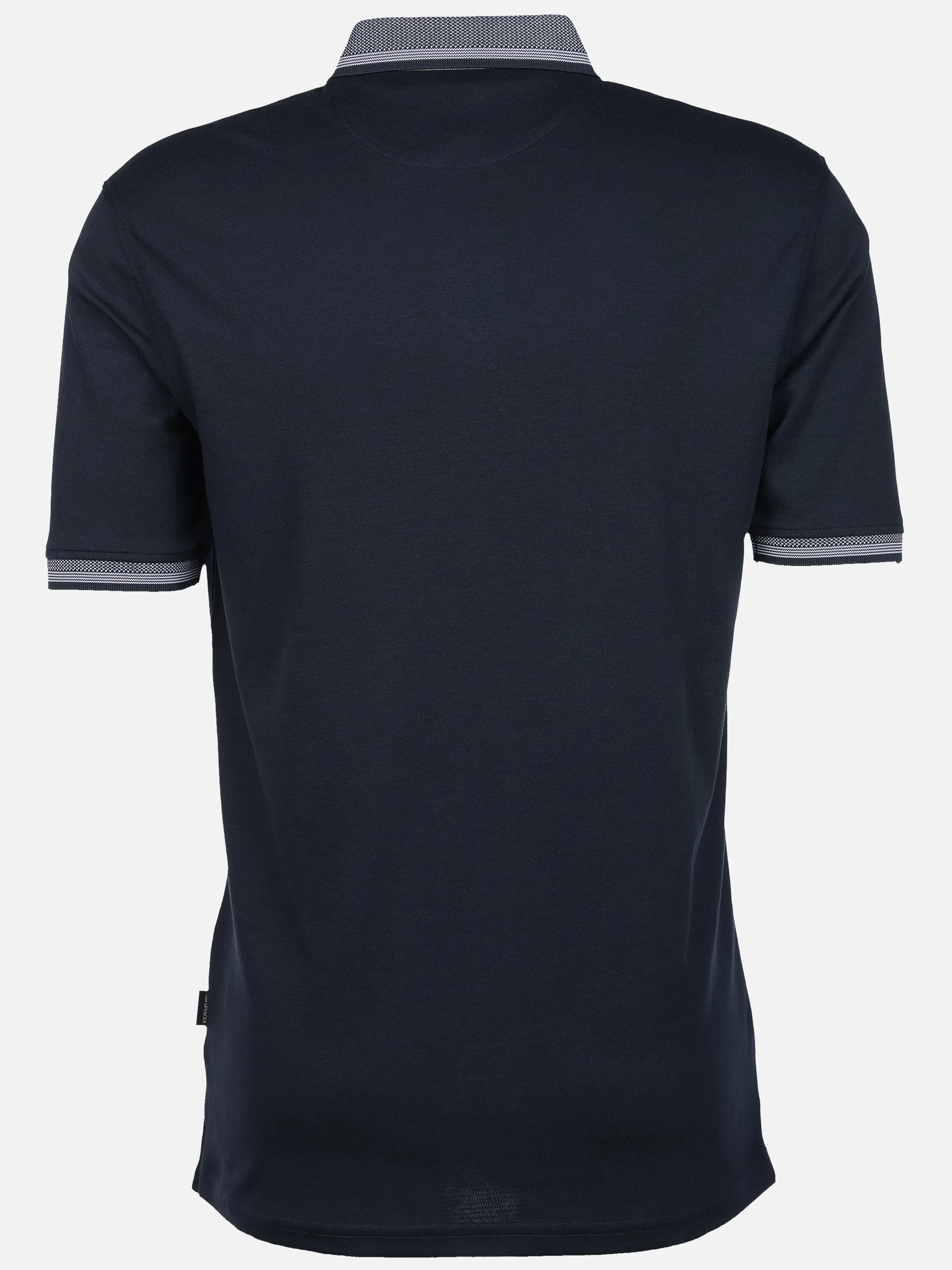 Jim Spencer He. Poloshirt 1/2 Arm Jacquard chi chi Blau 922530 NAVY 2