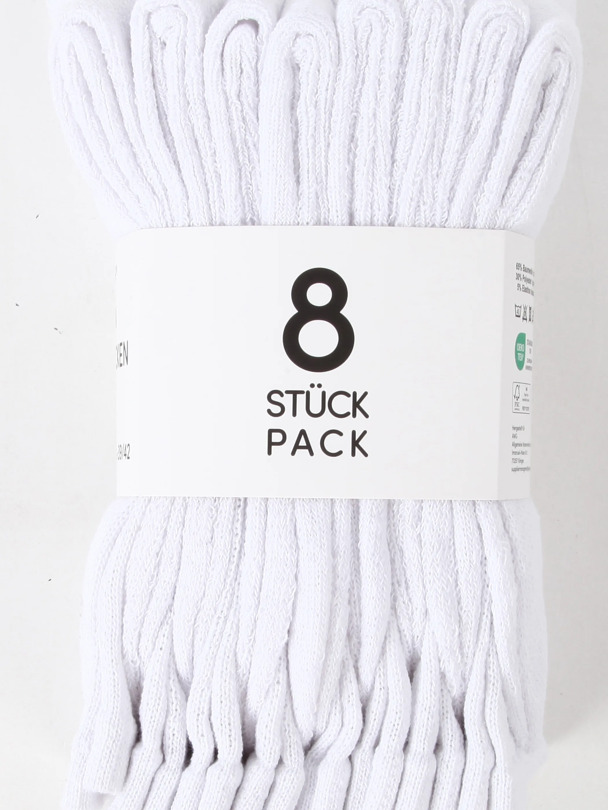 Jim Spencer He. Tennissocken 8er Pack Weiß 930365 WEIß 3