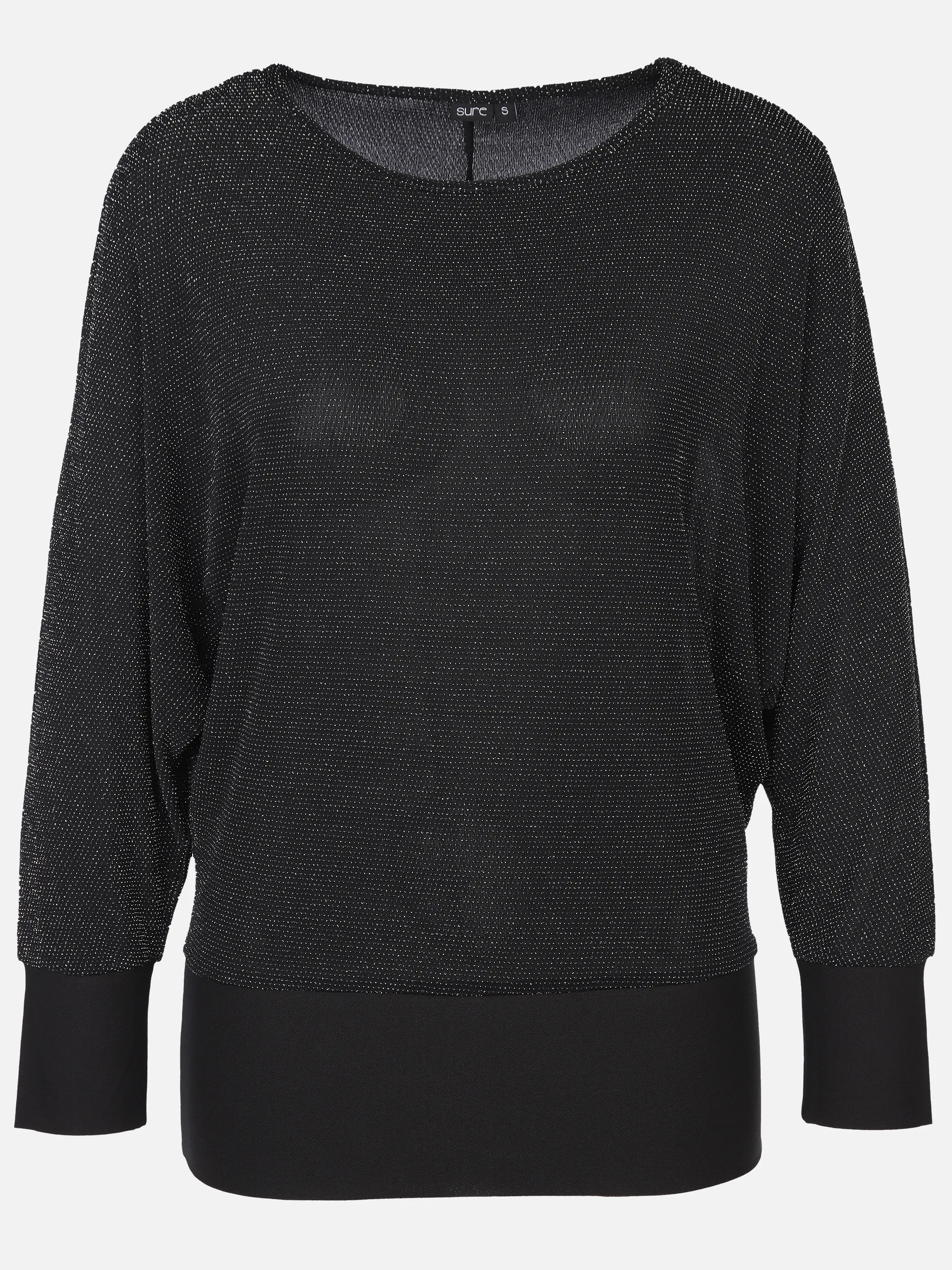 Sure Da-Lurex-Shirt Grau 901227 SIL/SW 1