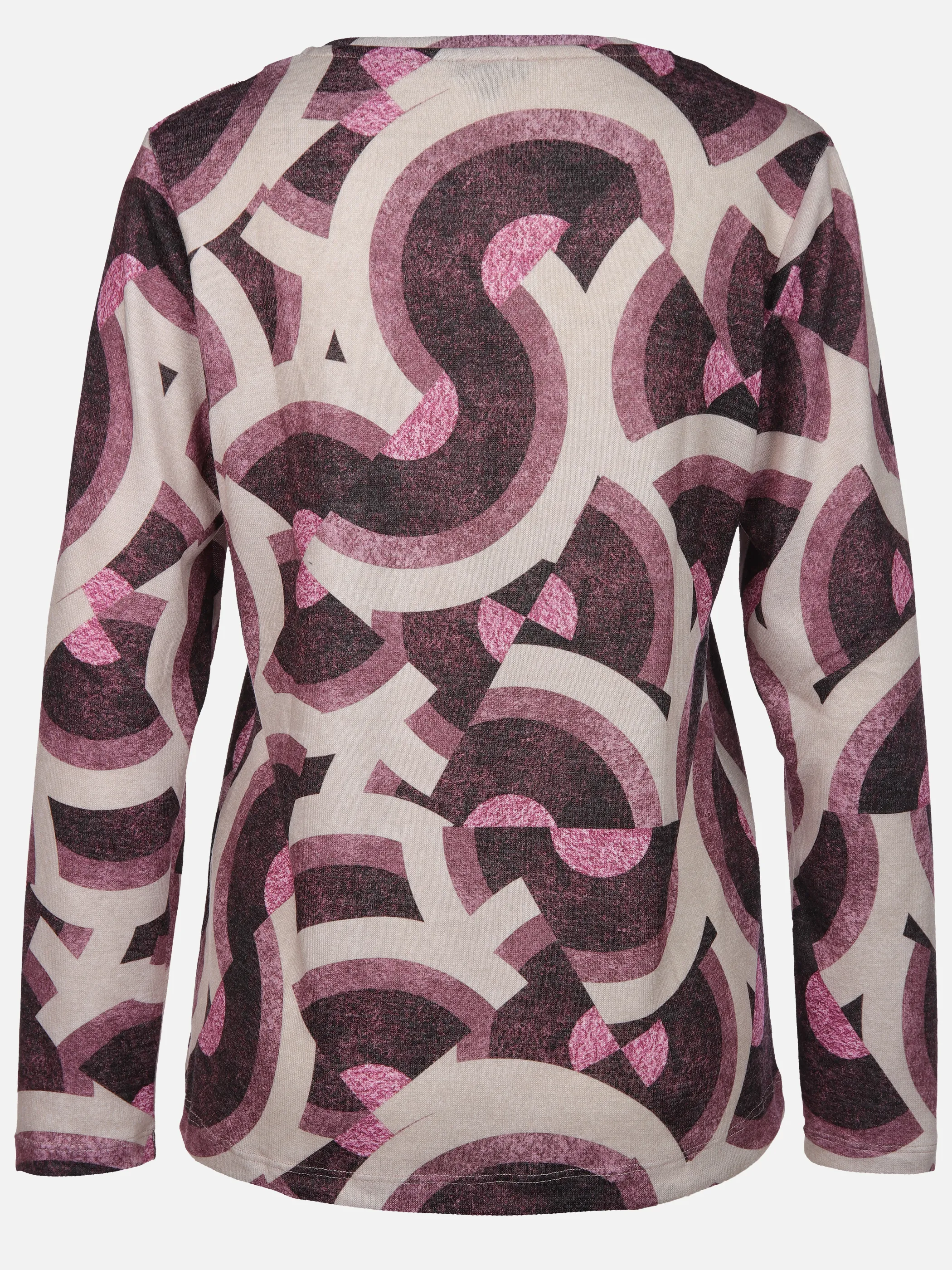 Sure Da-Print Flauschshirt Rot 916281 BORDEAUX 2